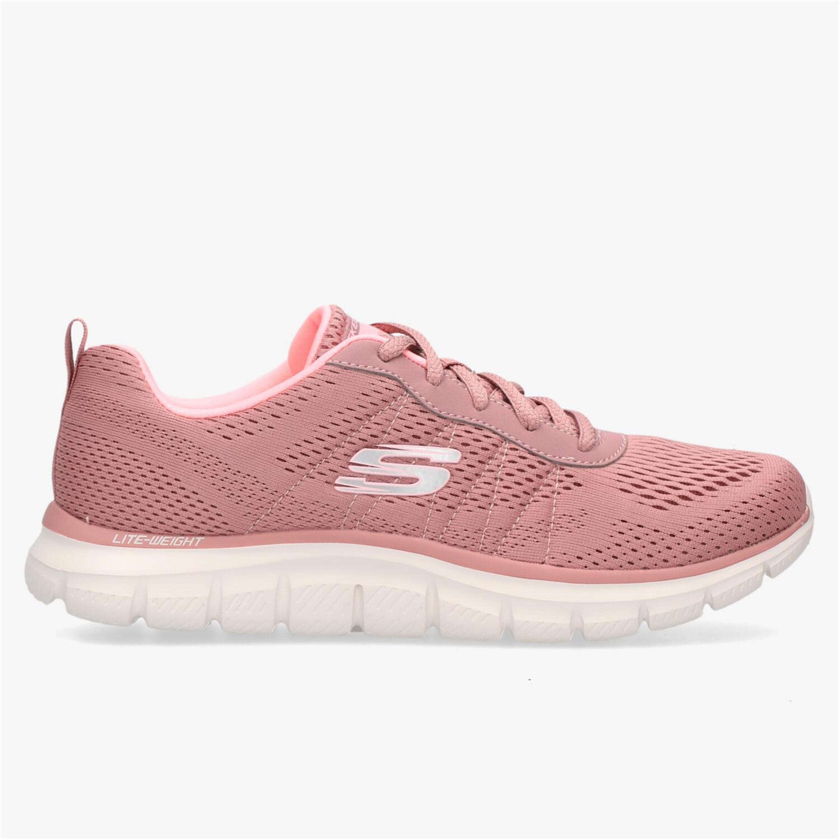 Skechers Track-new Staple - rosa - Zapatillas Running Mujer