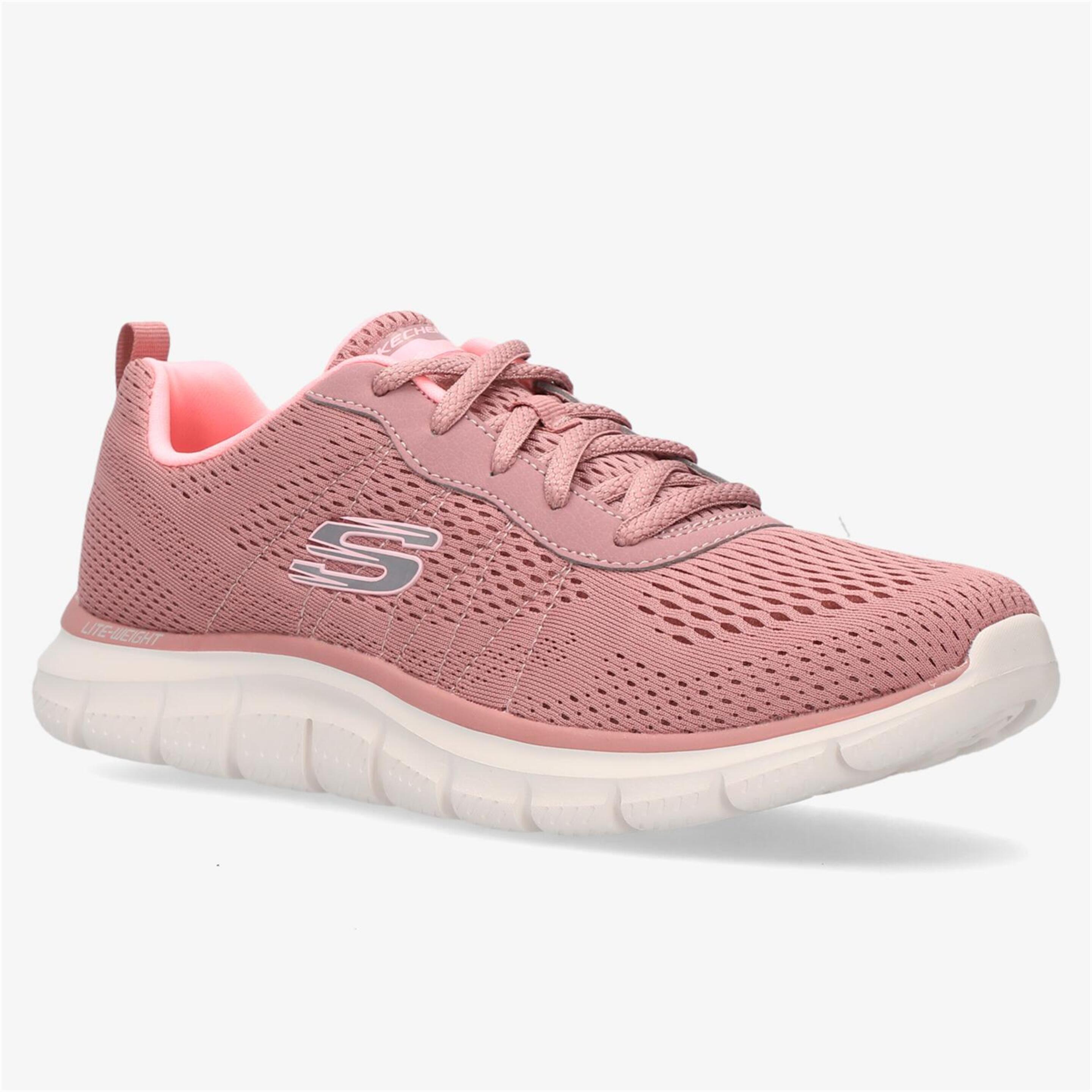 Skechers Track-New Staple - Rosa - Zapatillas Running Mujer