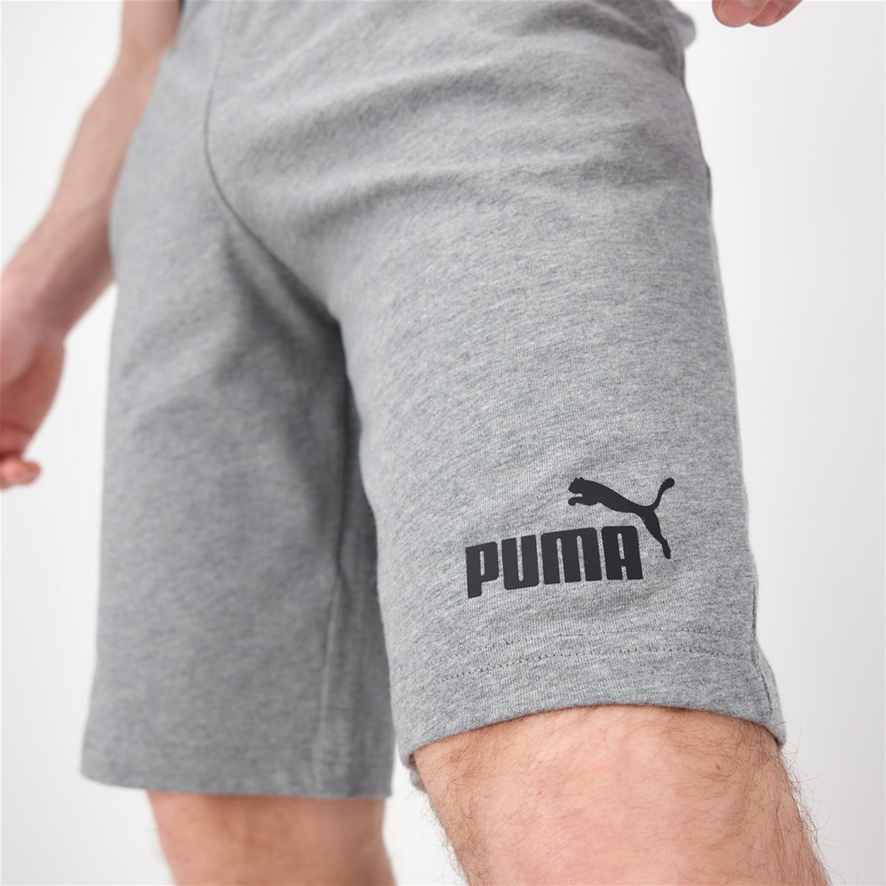 Puma Essential Block - gris - Pantalón Corto Hombre
