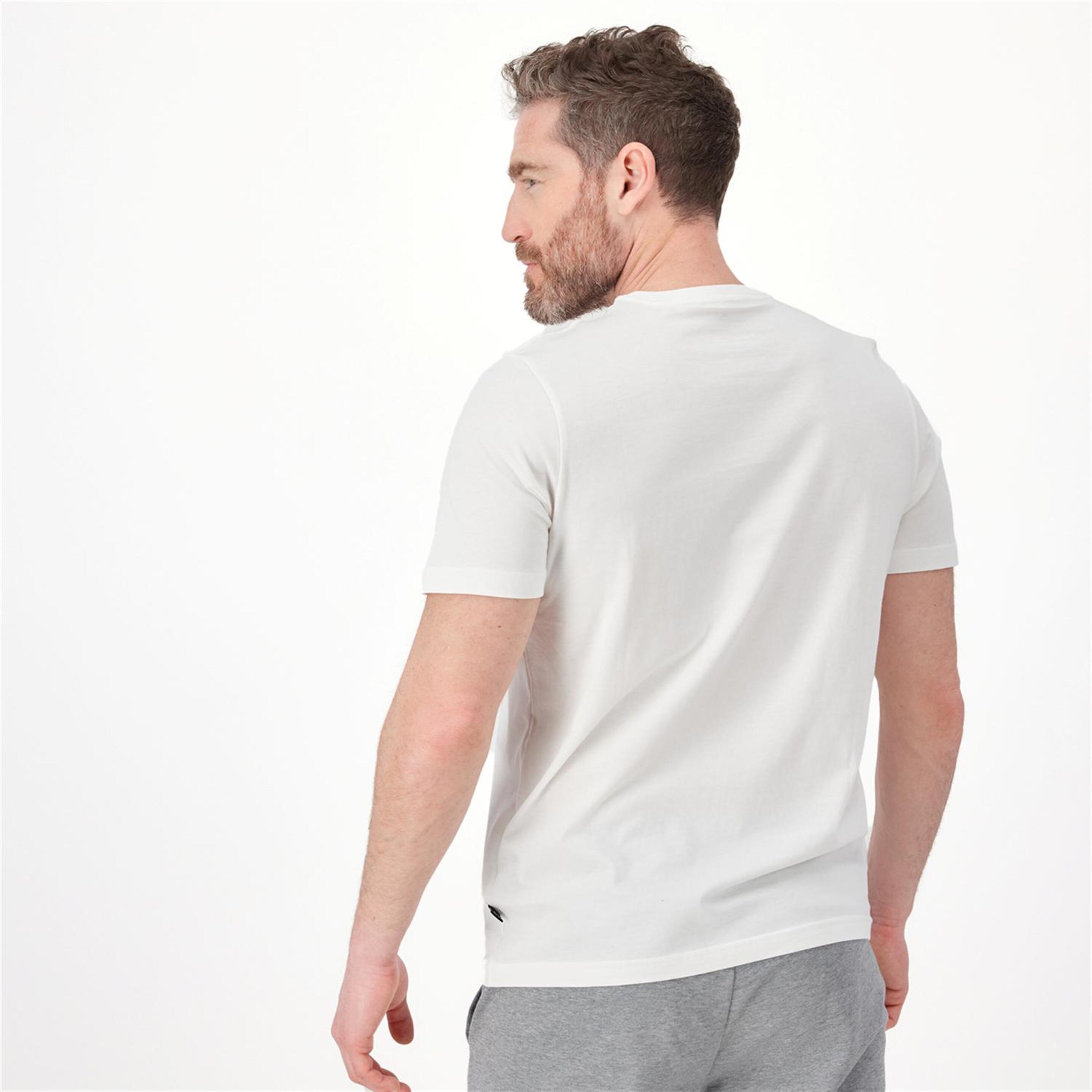 Puma Small Logo - Blanco - Camiseta Hombre