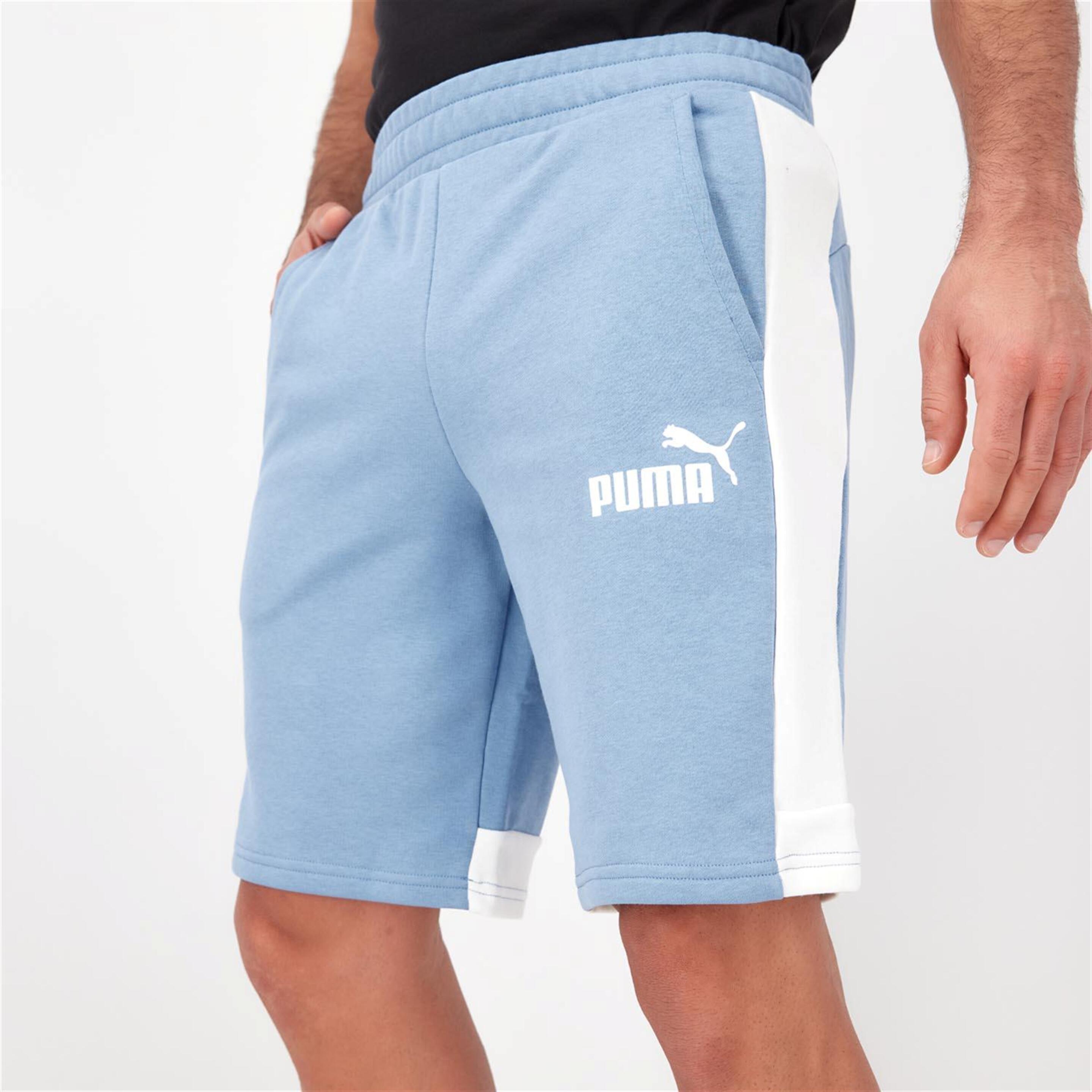 Puma Essential Block - azul - Pantalón Corto Hombre