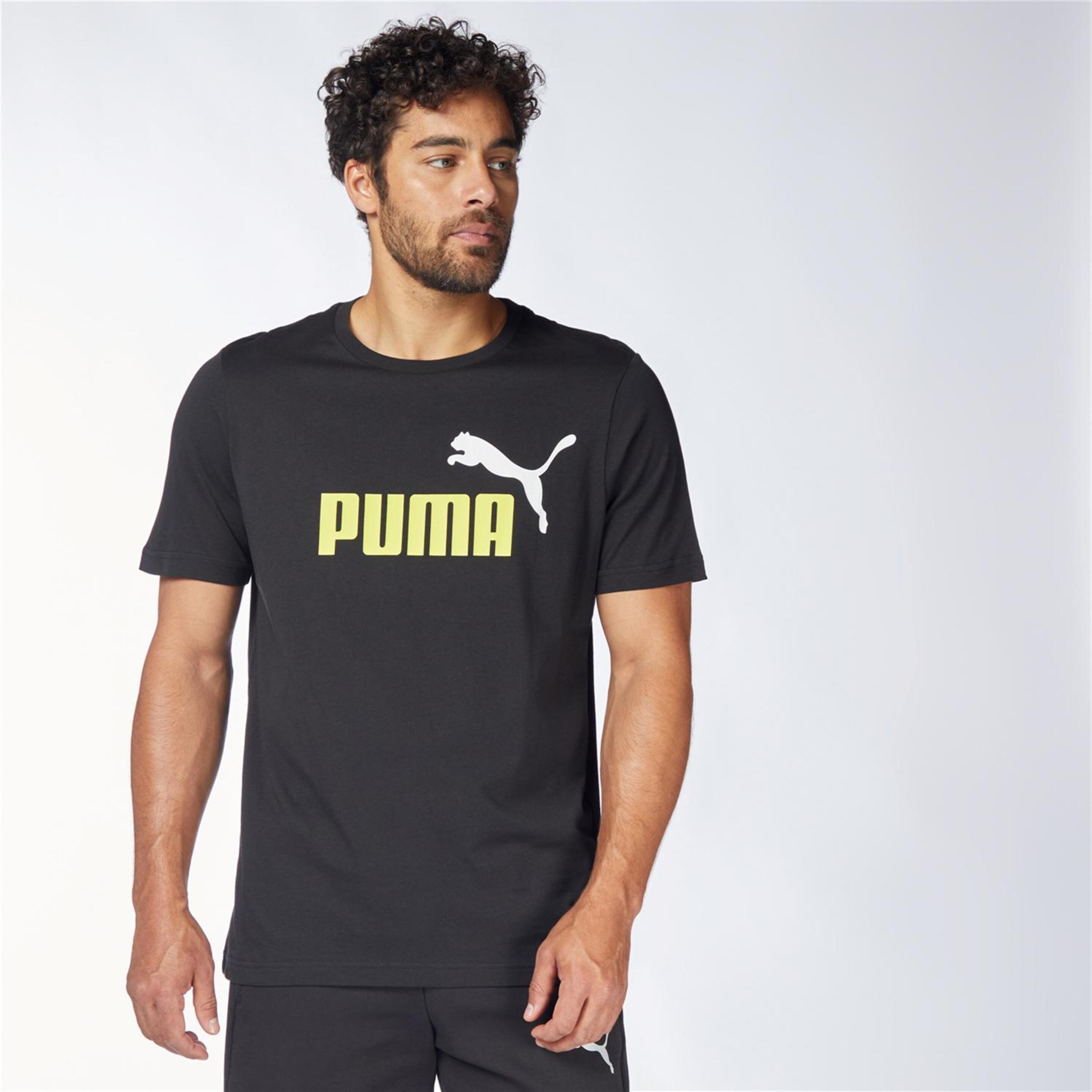 Puma Essential Logo - negro - Camiseta Hombre