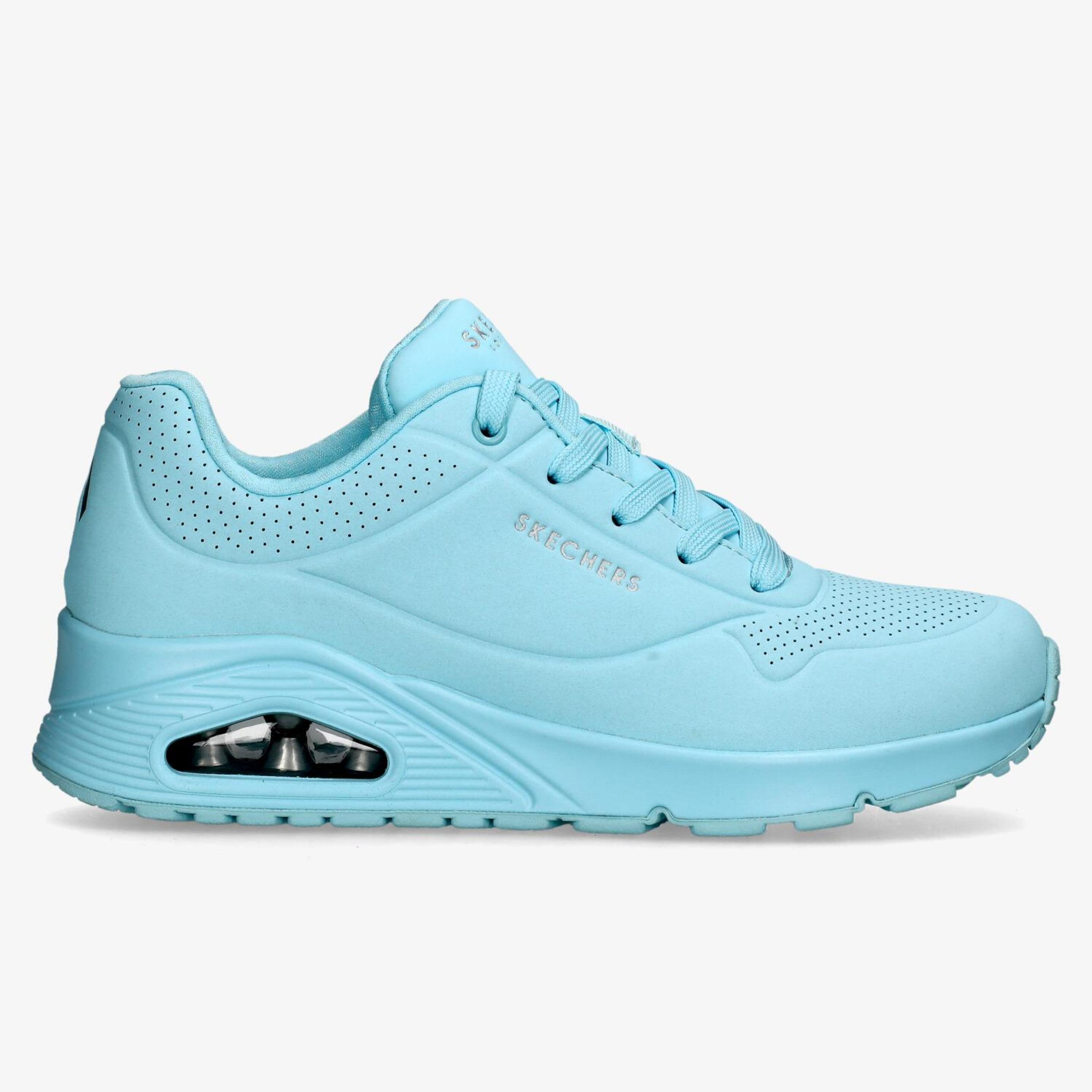 Skechers Uno - azul - Sapatilhas Mulher