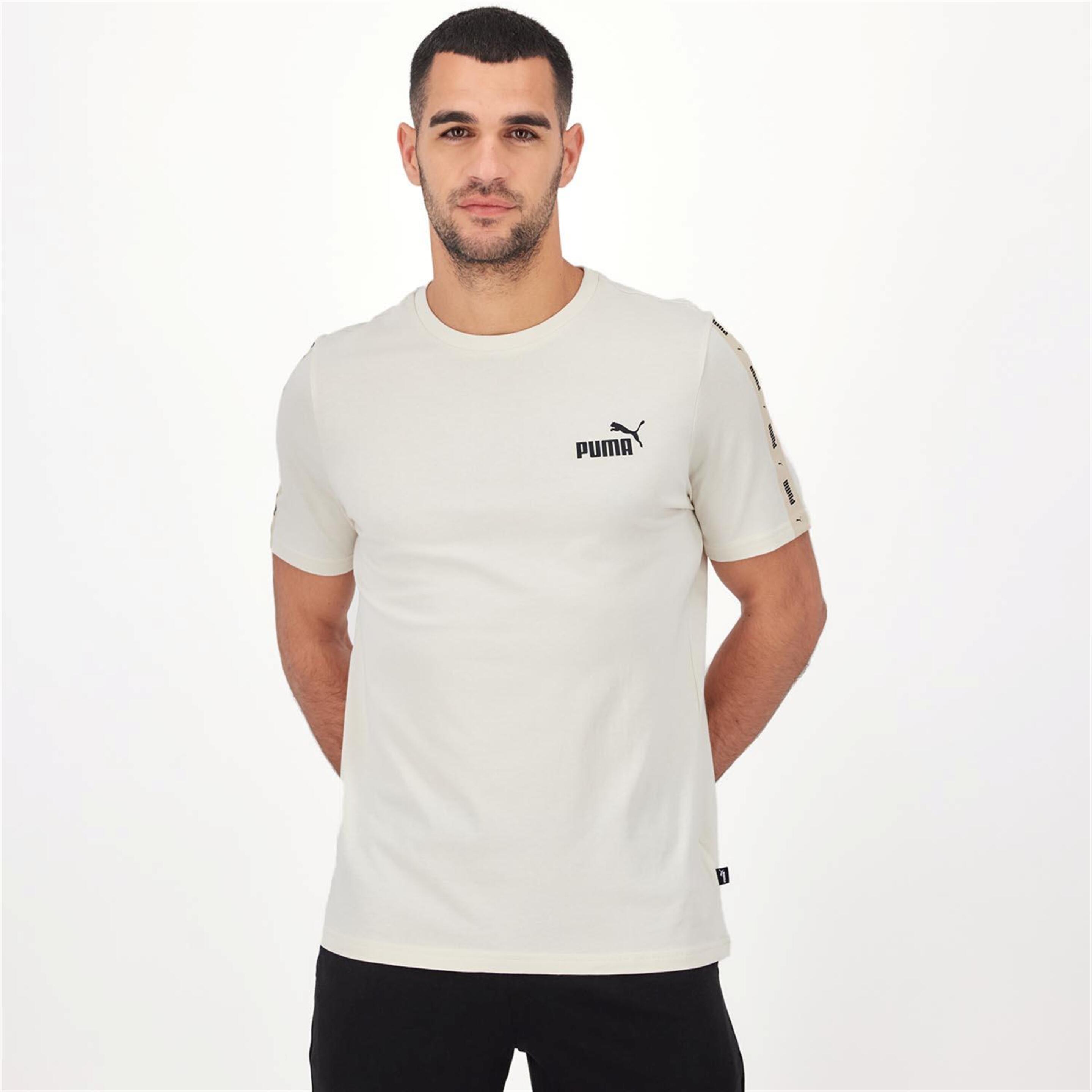 Puma Tape - blanco - T-shirt Homem