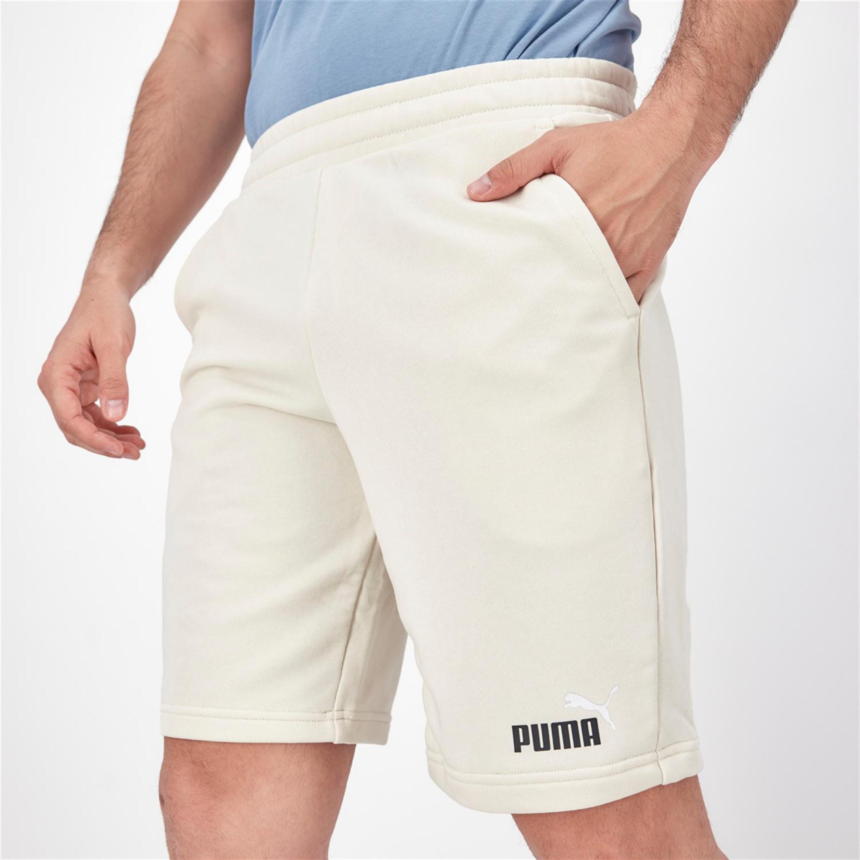 Puma Essential Logo - blanco - Pantalón Corto Hombre