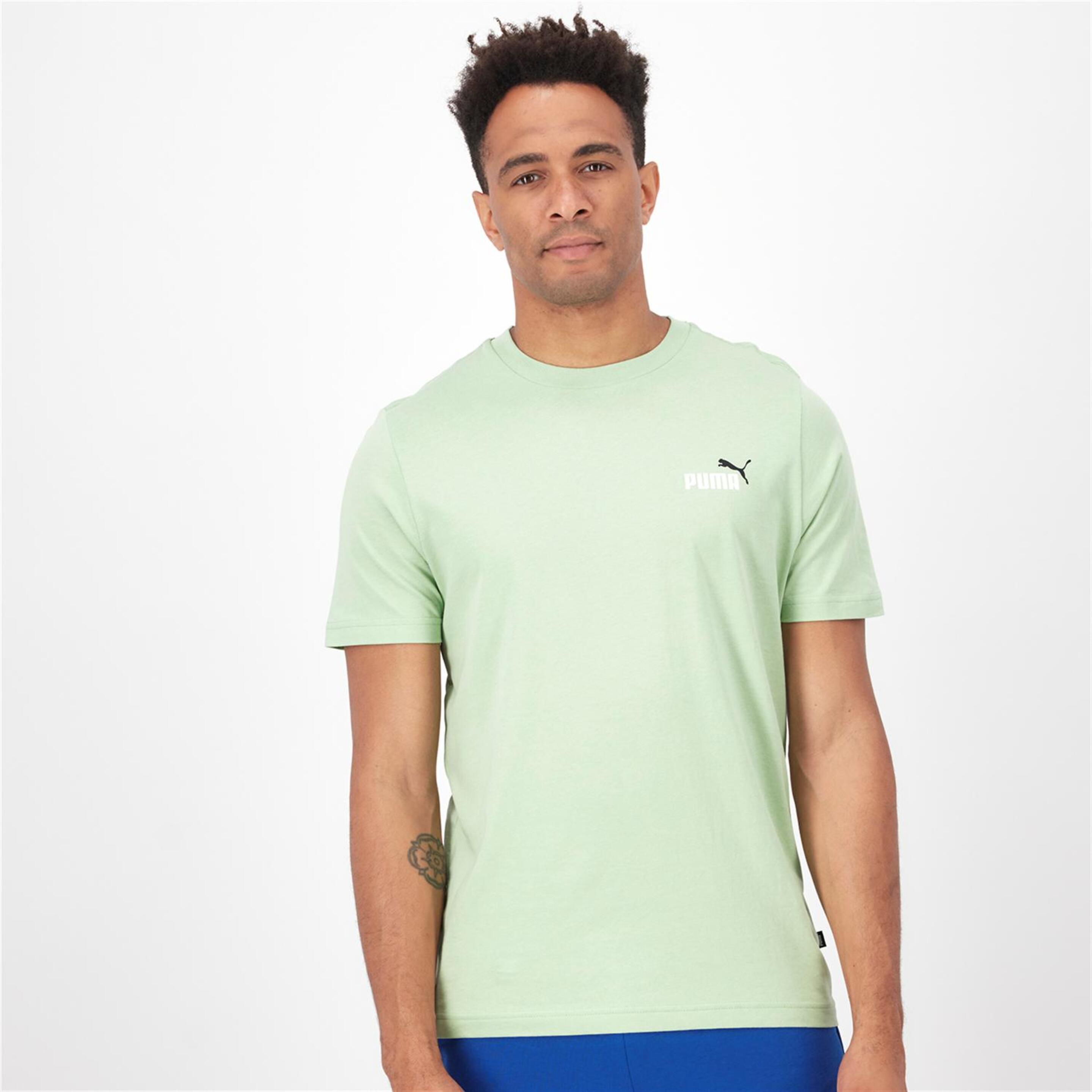 Puma Small Logo - verde - Camiseta Hombre