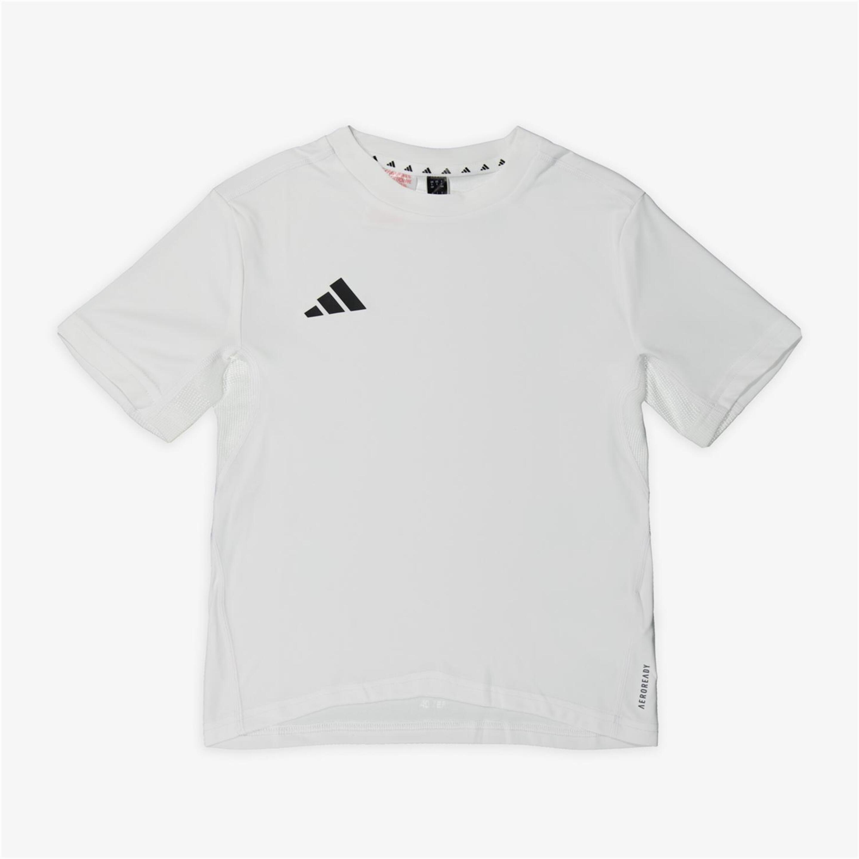T-shirt adidas - blanco - T-shirt Running Rapaz