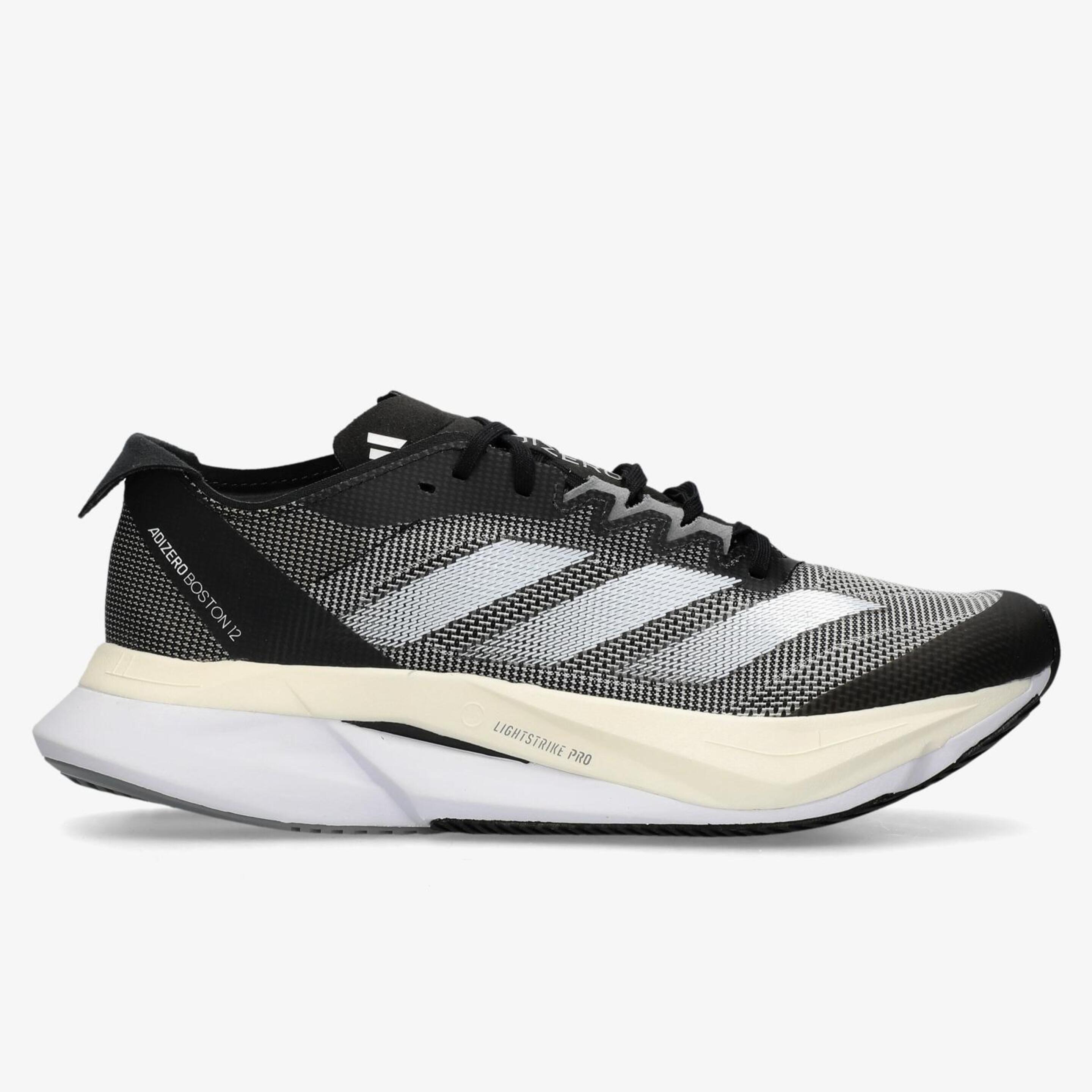 adidas Adizero Boston 12 - Negro - Zapatillas Running Mujer | Sprinter