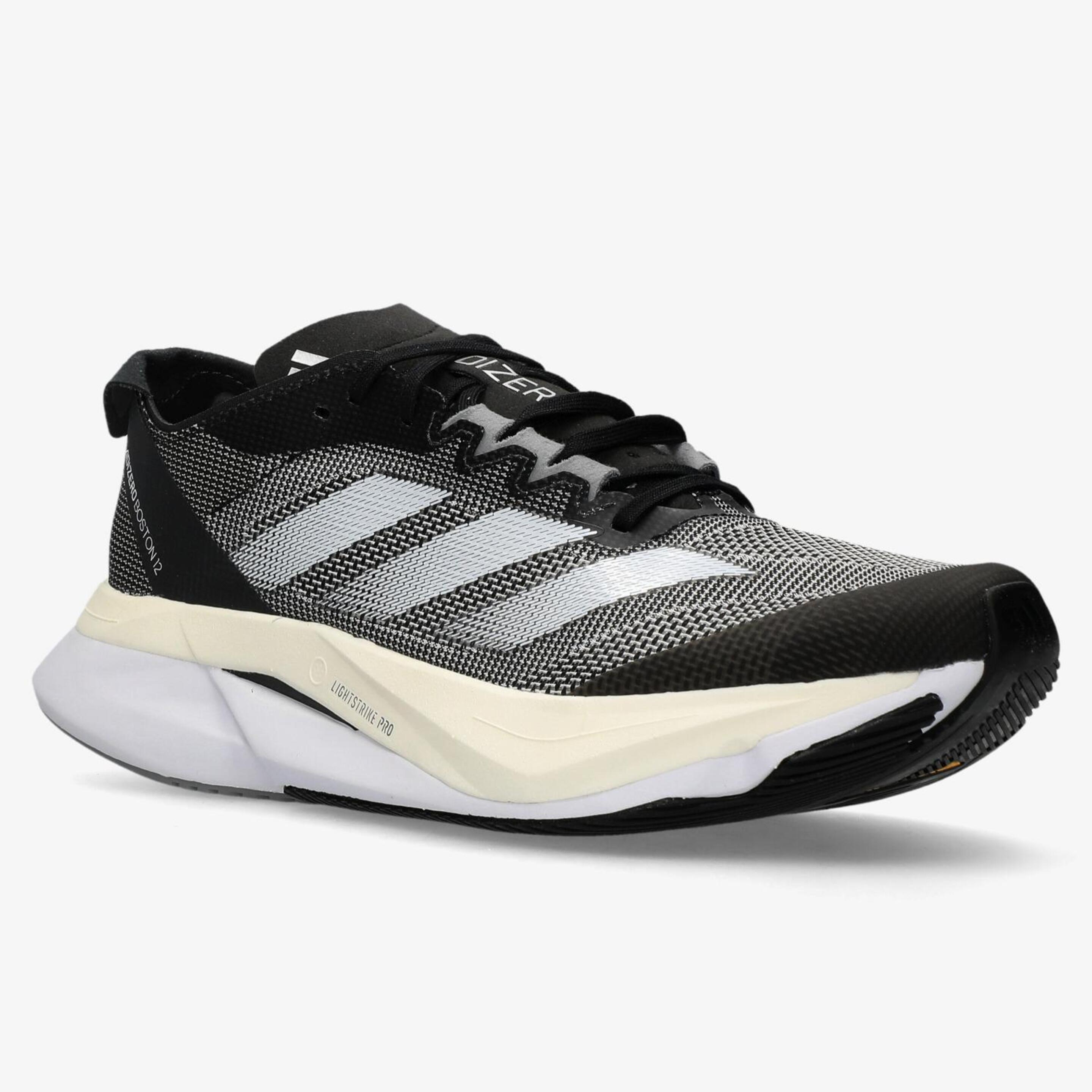 adidas Adizero Boston 12 - Negro - Zapatillas Running Mujer  | Sprinter