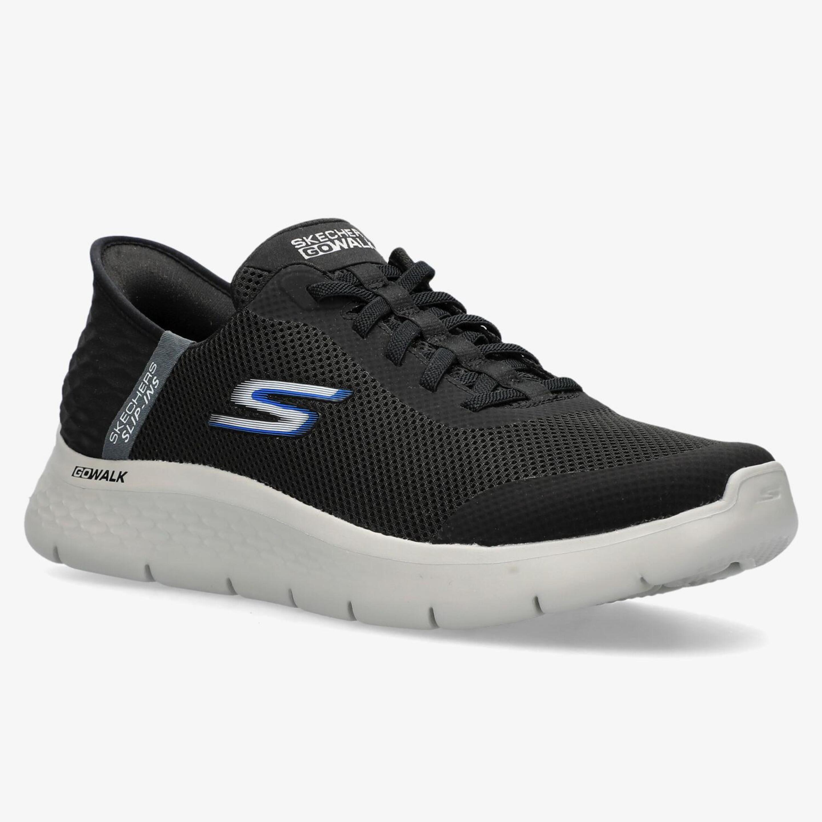 Skechers Go Walk Flex - Negro - Zapatillas Slip-ins Hombre | Sprinter