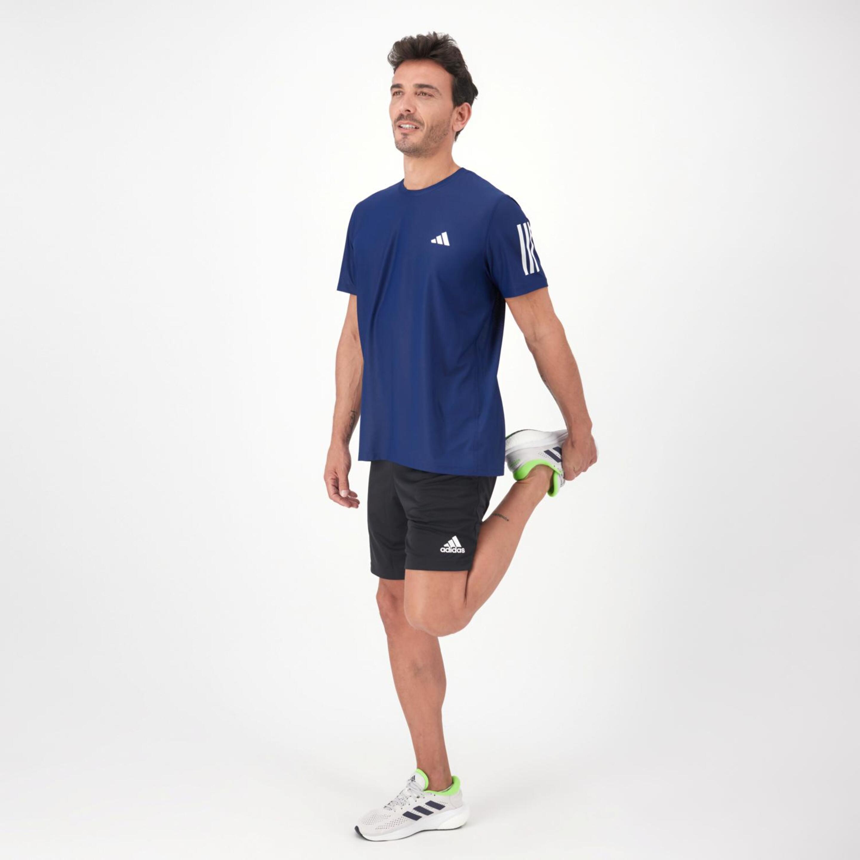 Camiseta adidas - Marino - Camiseta Running Hombre  | Sprinter