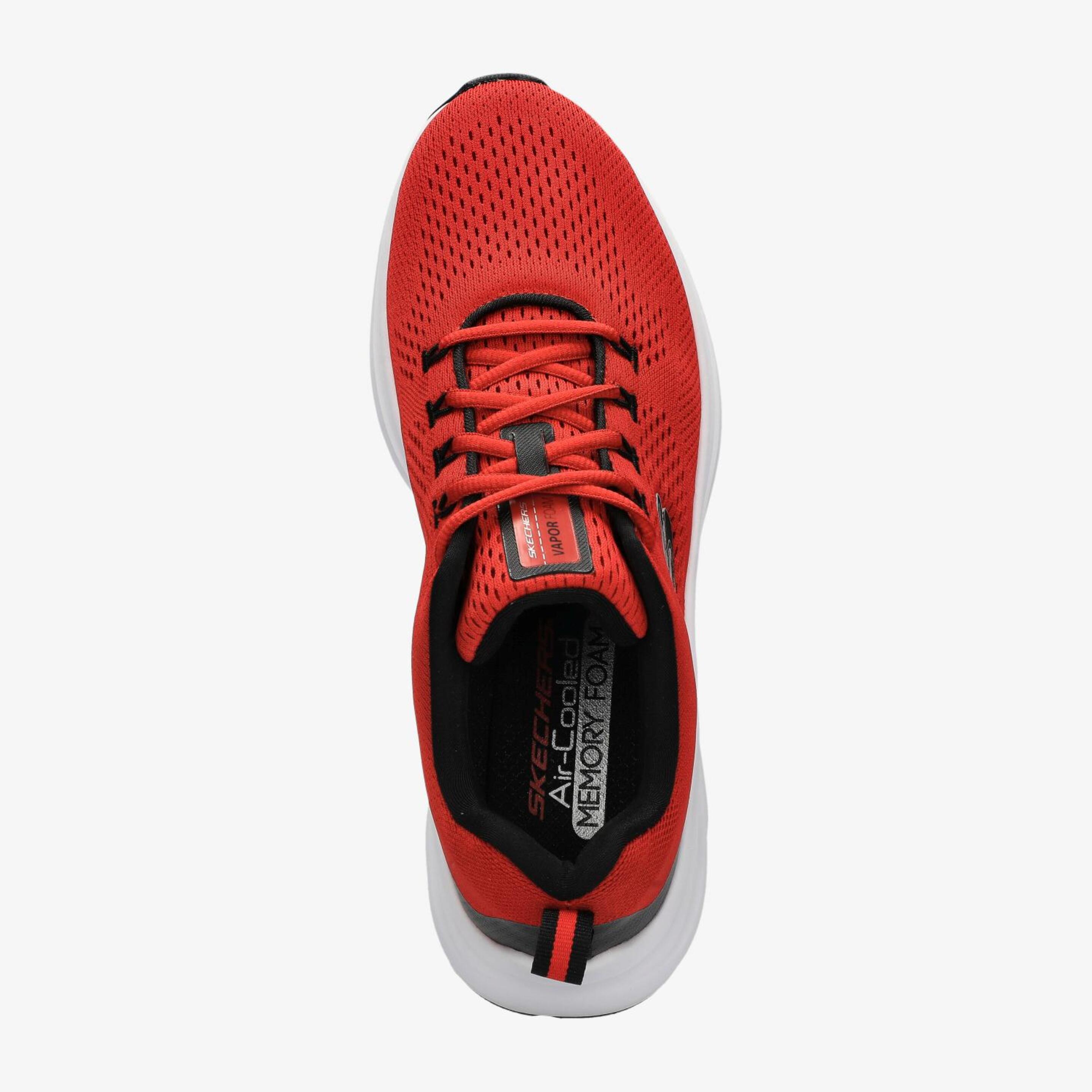Skechers Vapor Foam - Rojo - Zapatillas Running Hombre