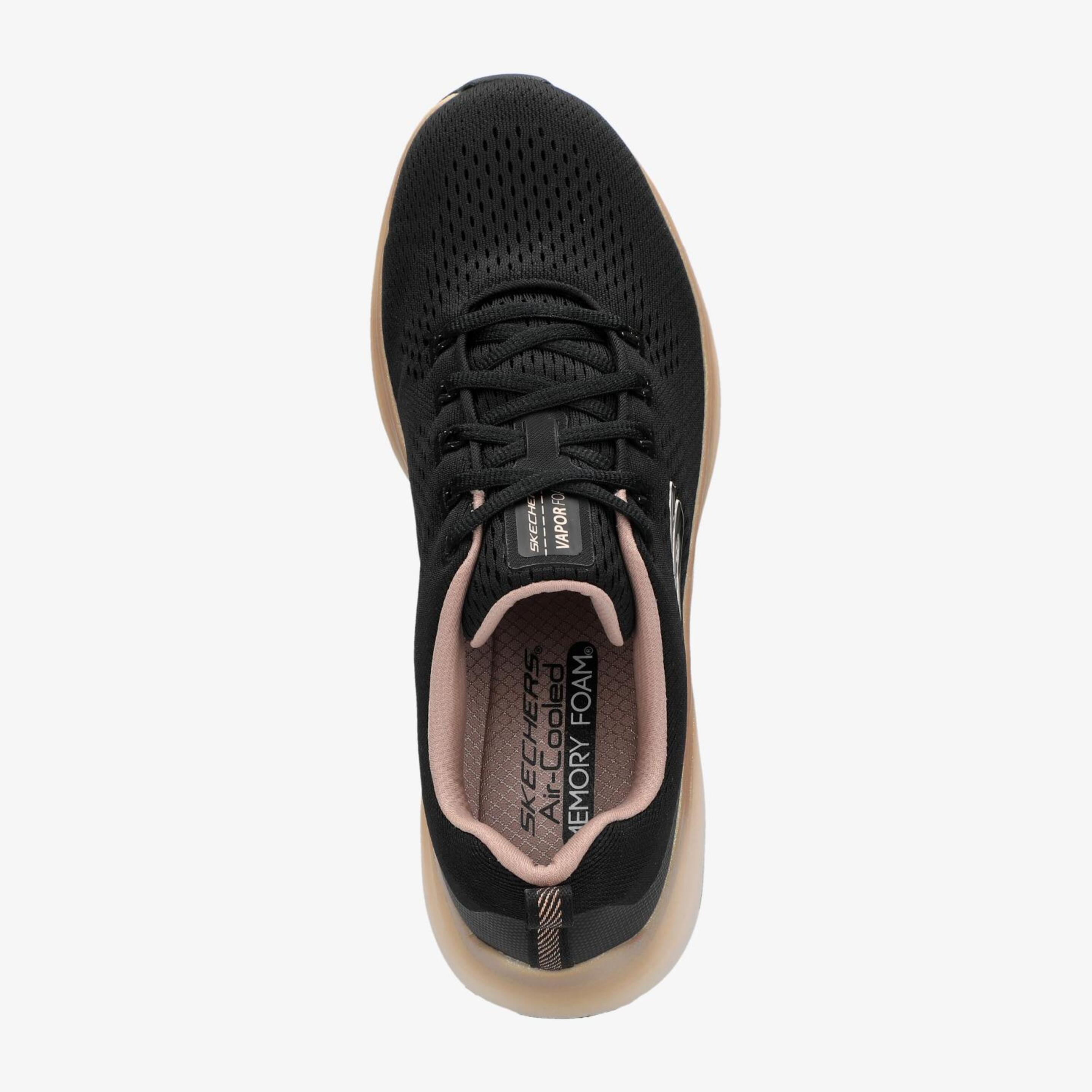 Skechers Vapor Foam - Negro - Zapatillas Running Mujer