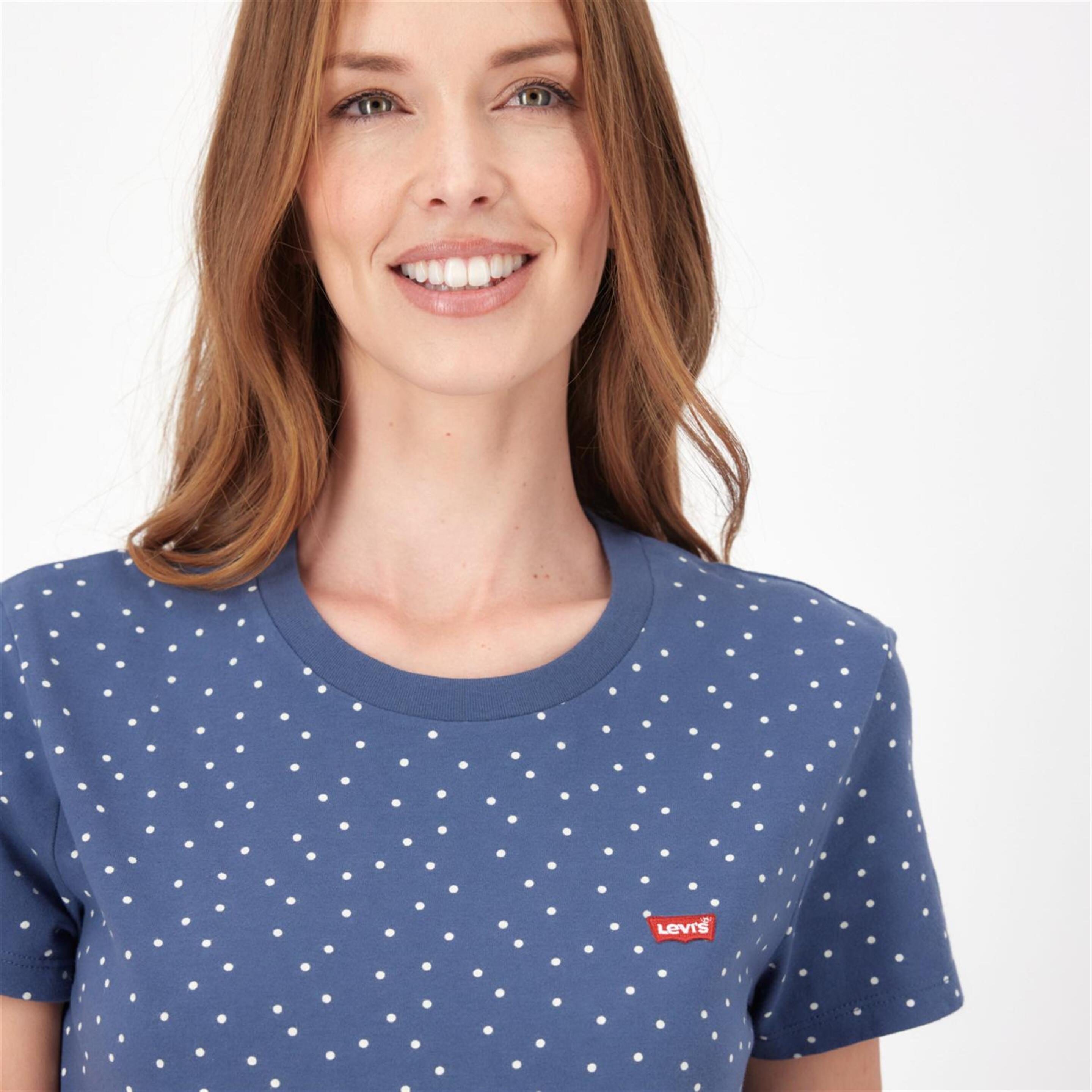 Camiseta Levi's - Azul - Camiseta Mujer
