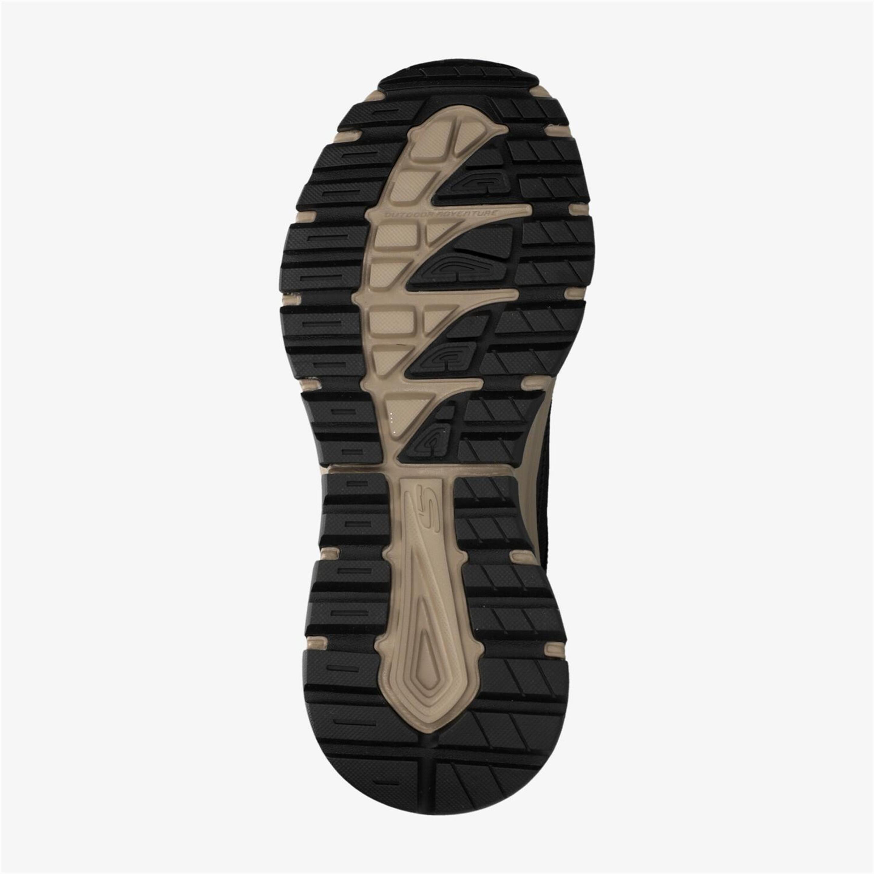 Skechers Relexaed Fit Dlux - Negro - Zapatillas Trekking Hombre
