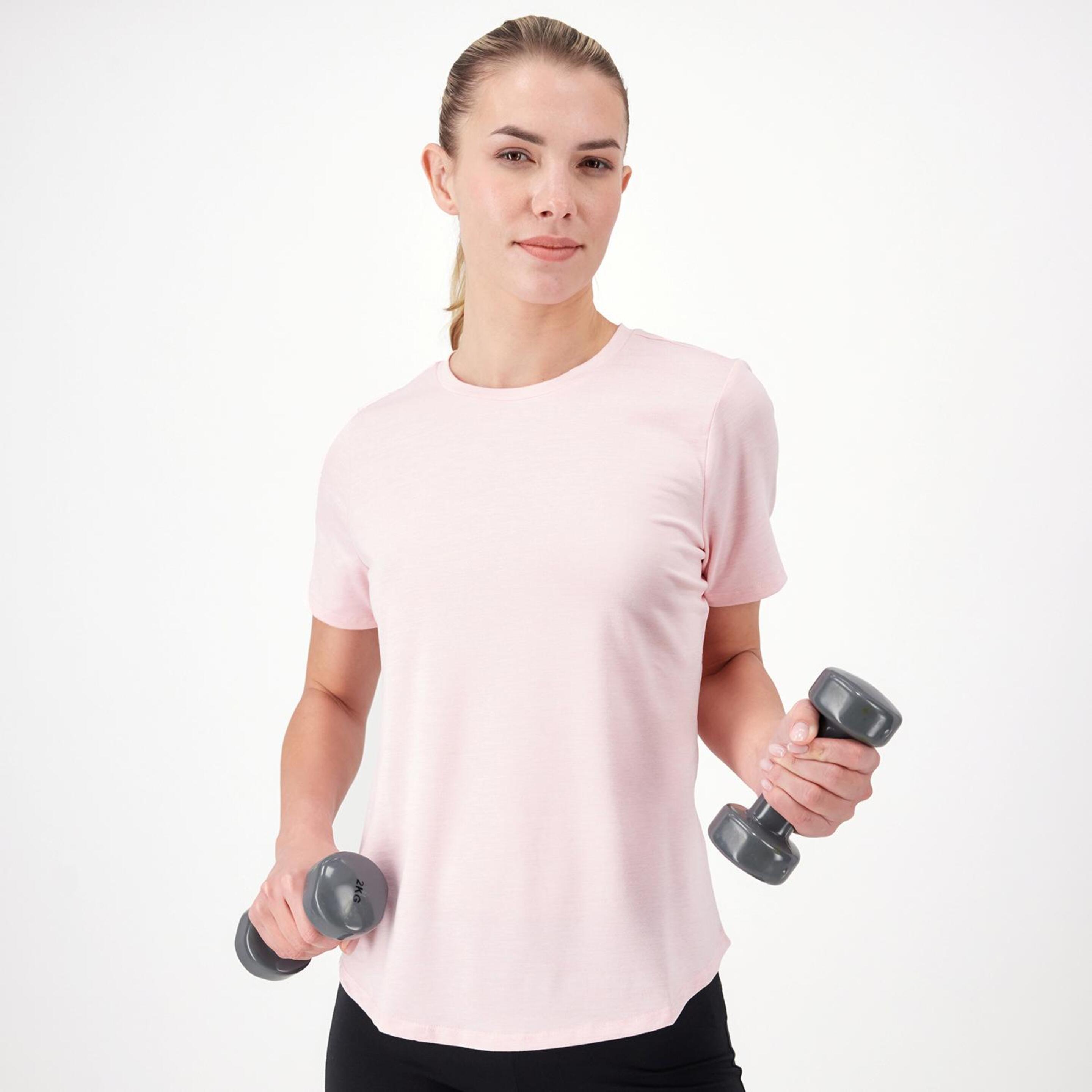 T-shirt Skechers - rosa - T-shirt Ginásio Mulher