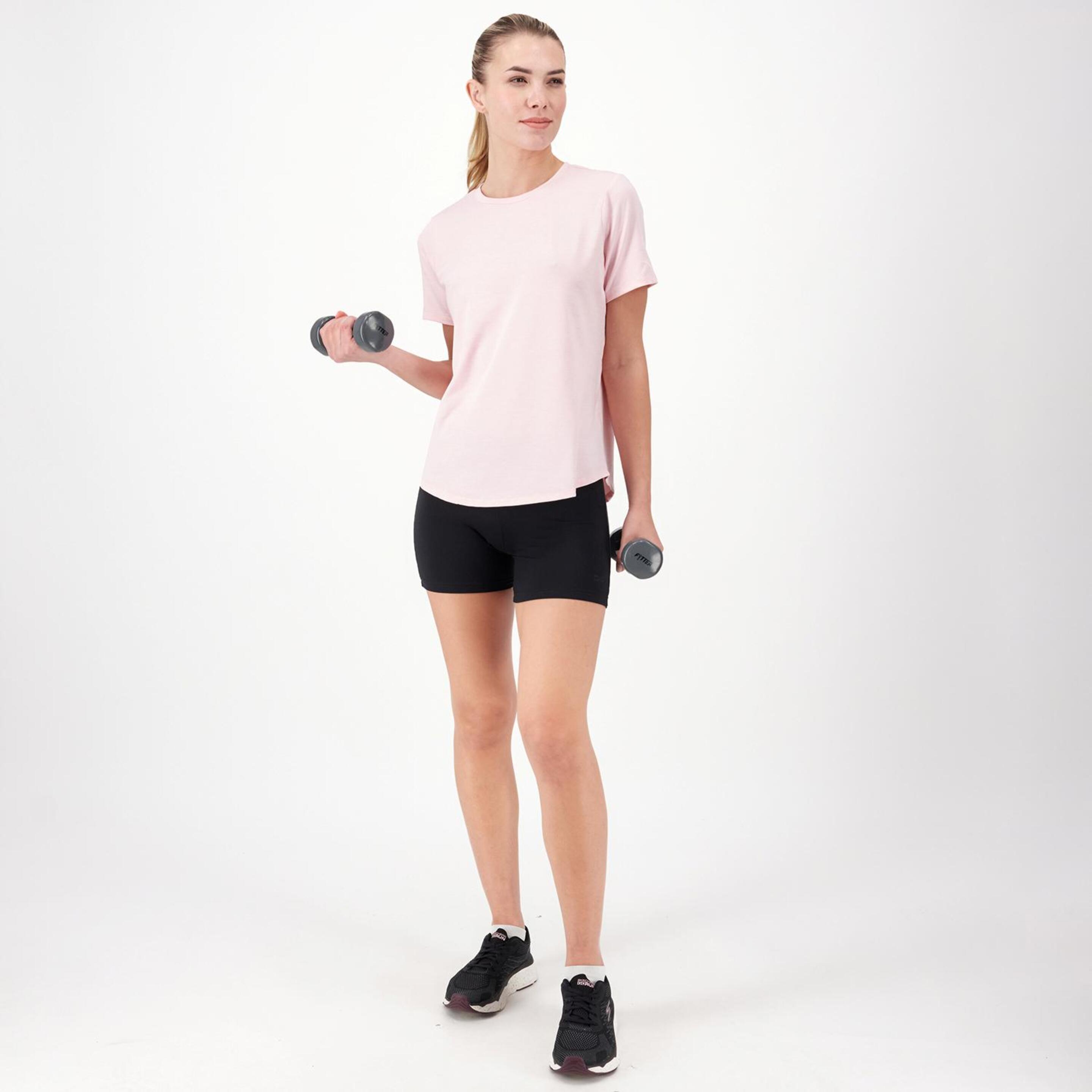 Camiseta Skechers - Rosa - Camiseta Fitness Mujer