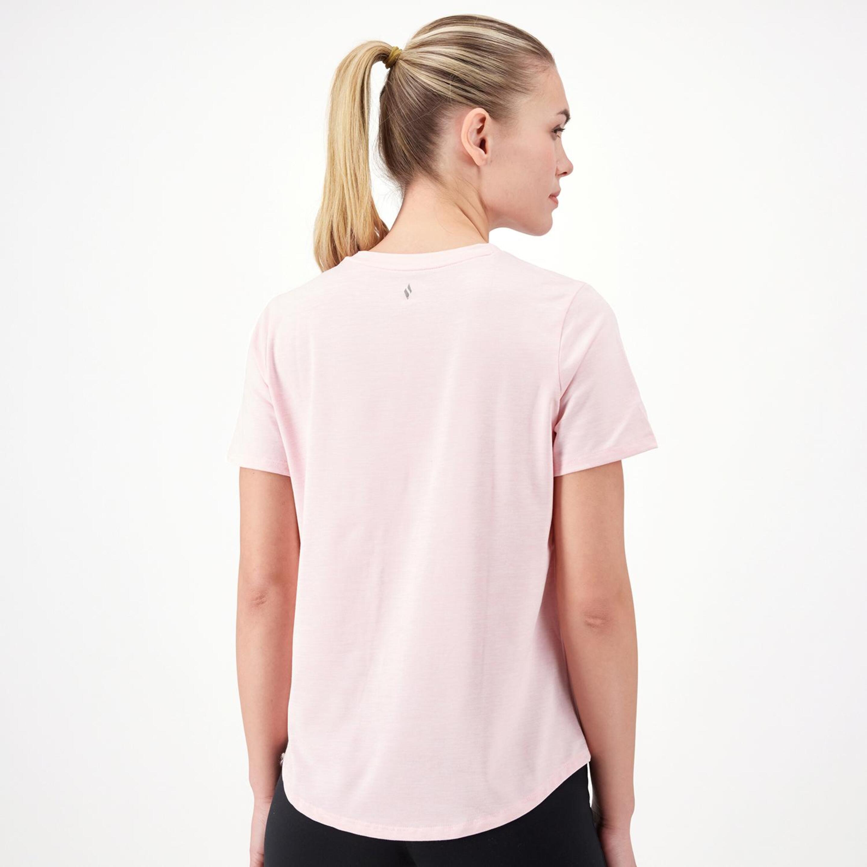 Camiseta Skechers - Rosa - Camiseta Fitness Mujer