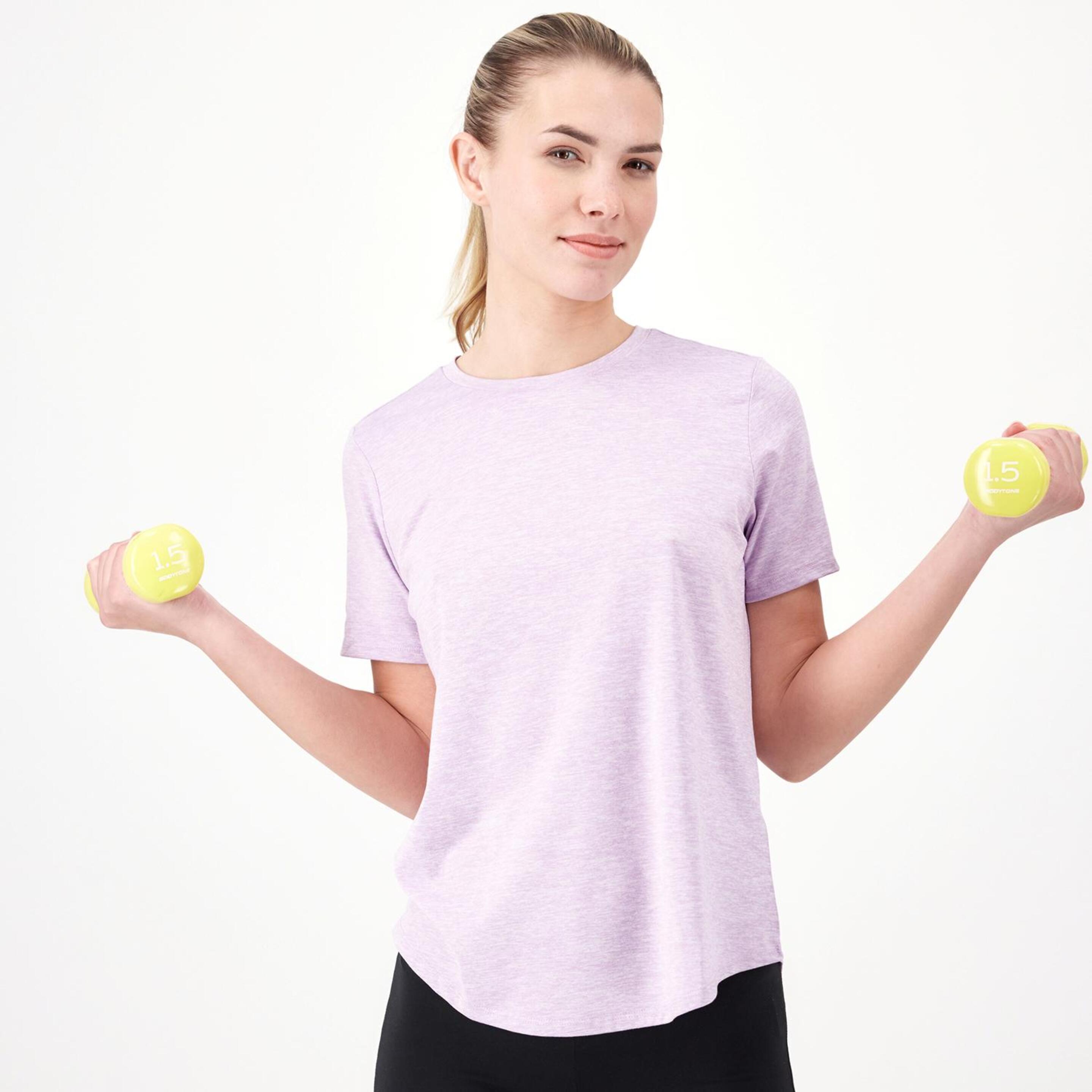 Camiseta Skechers - morado - Camiseta Fitness Mujer