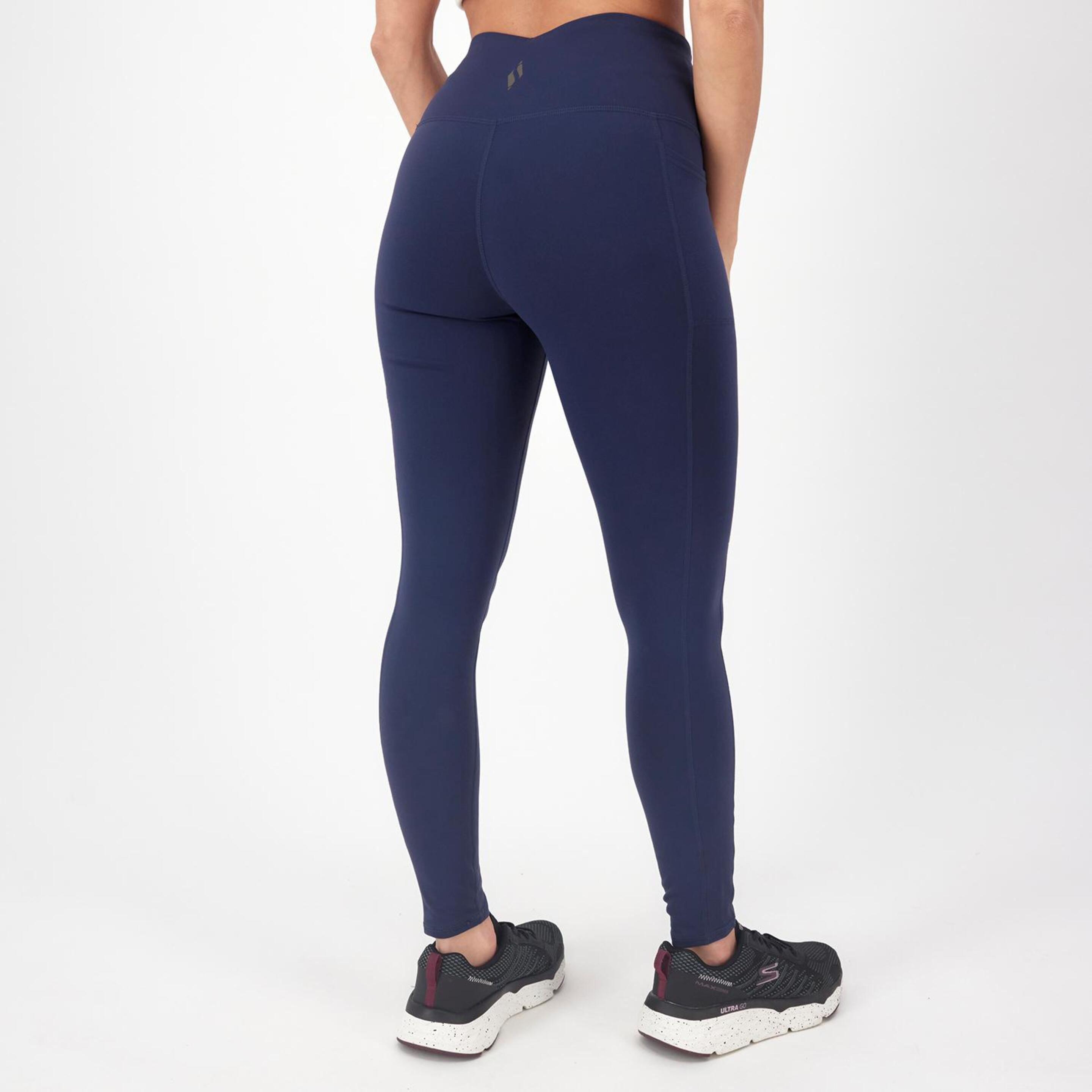 Mallas Skechers - Azul - Leggings Fitness Mujer