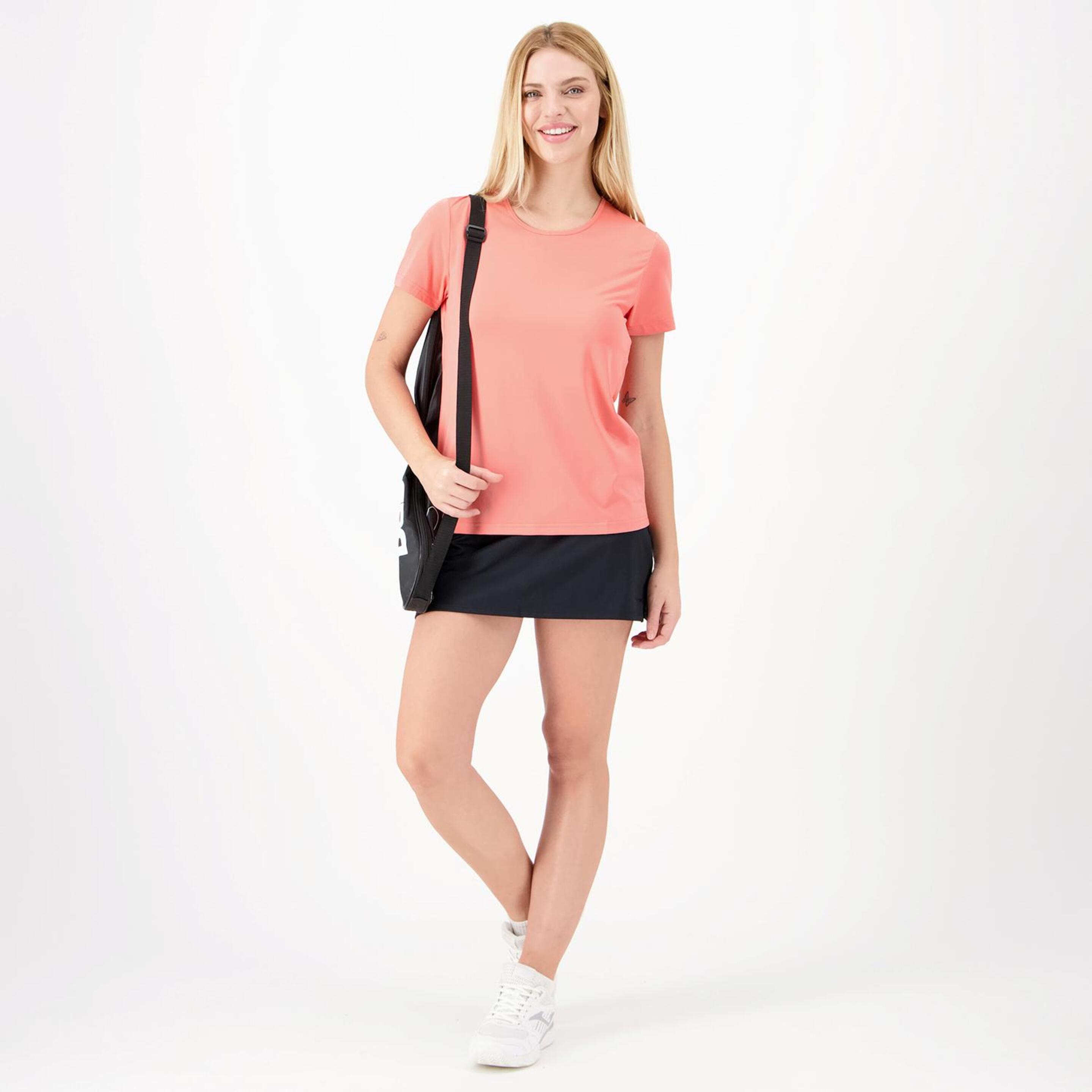 Proton Basic - Coral - Camiseta Tenis Mujer