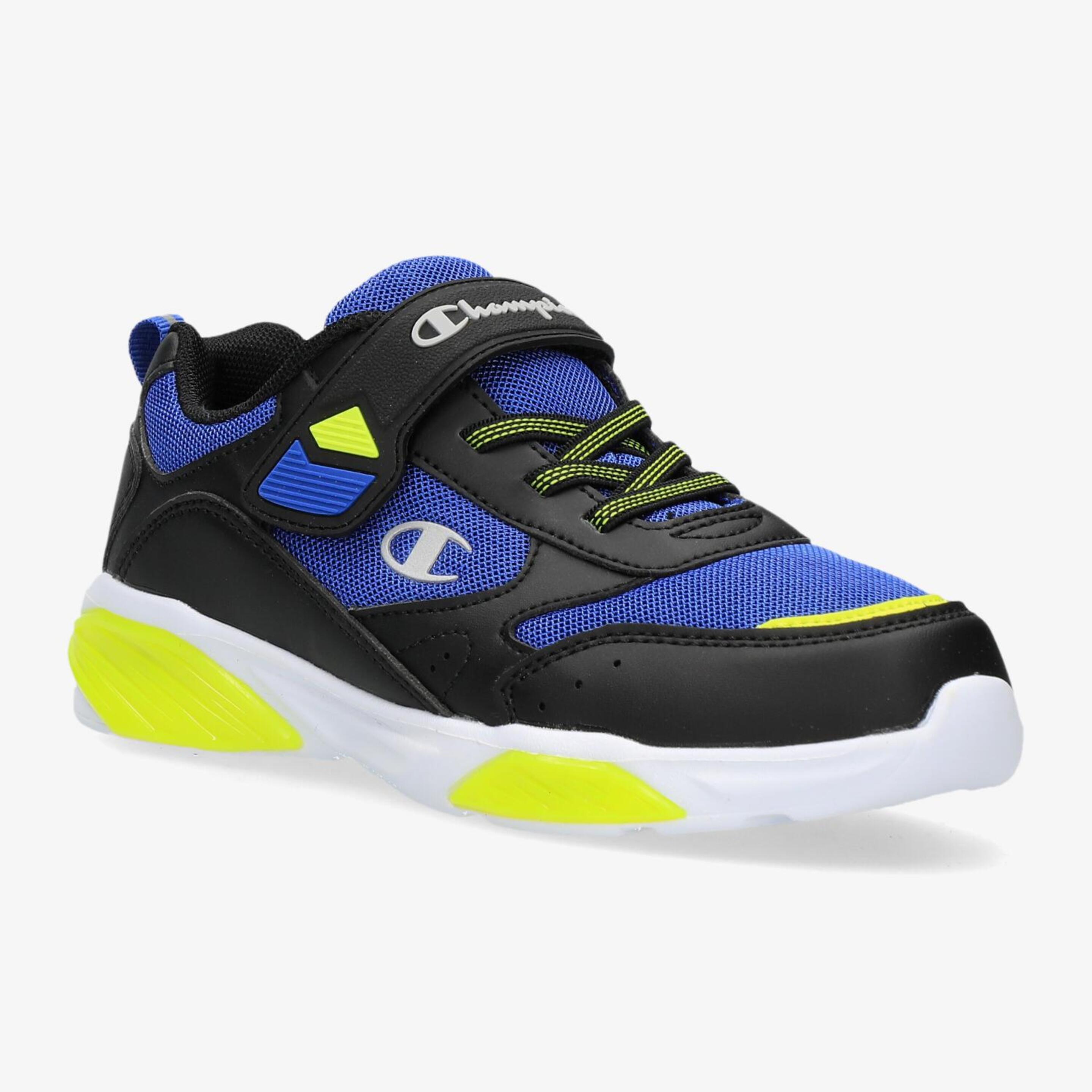 Champion Wave B Ps - Azul - Zapatillas Velcro Niño  | Sprinter