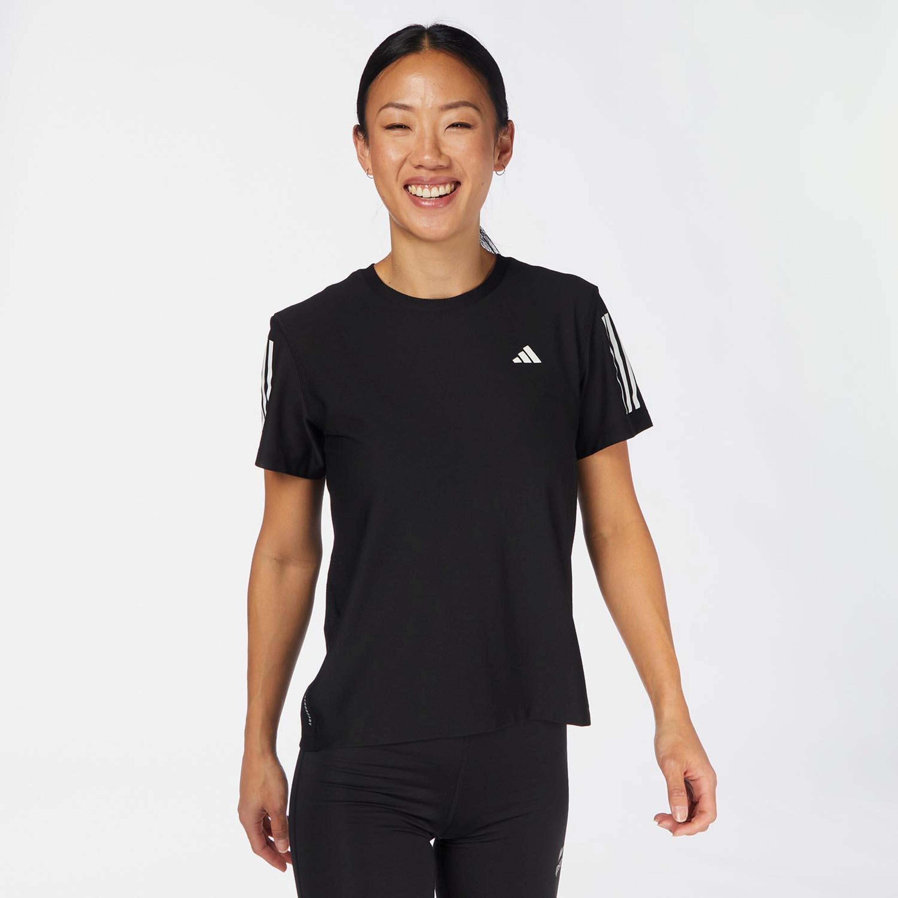 Camiseta adidas - negro - Camiseta Running Mujer