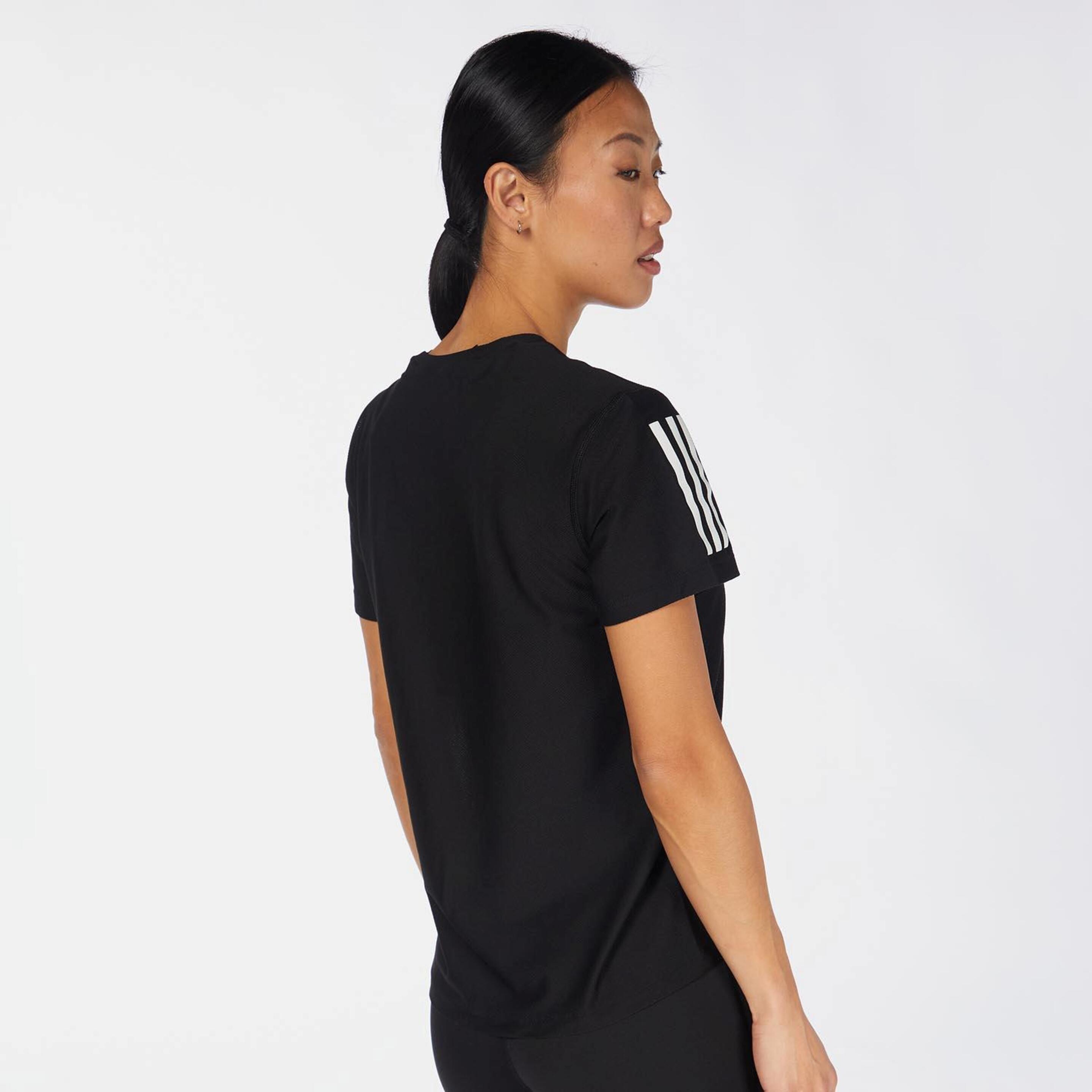 Camiseta adidas - Negro - Camiseta Running Mujer  | Sprinter