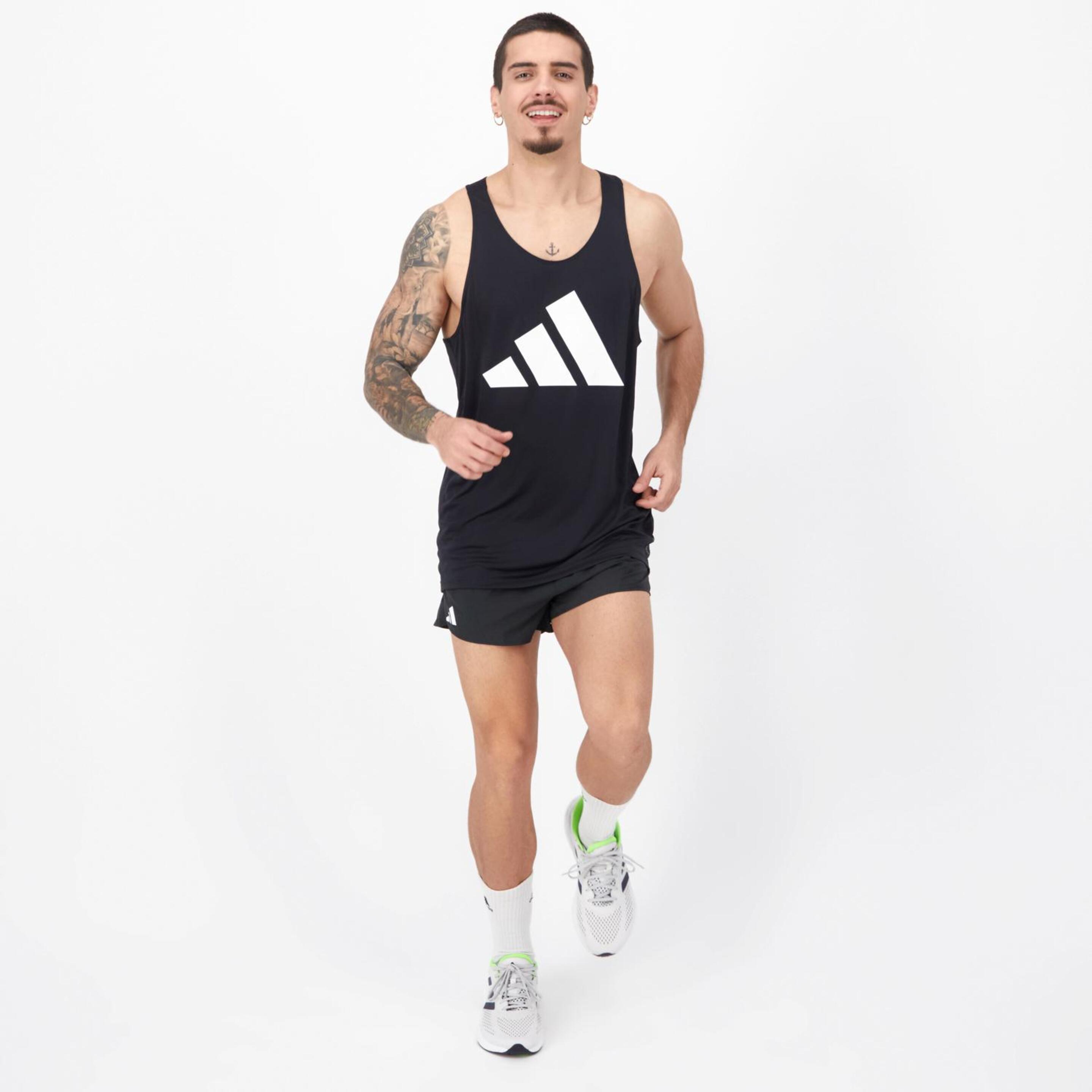 adidas Run It Tank - Preto - Camisola Running Homem | Sport Zone