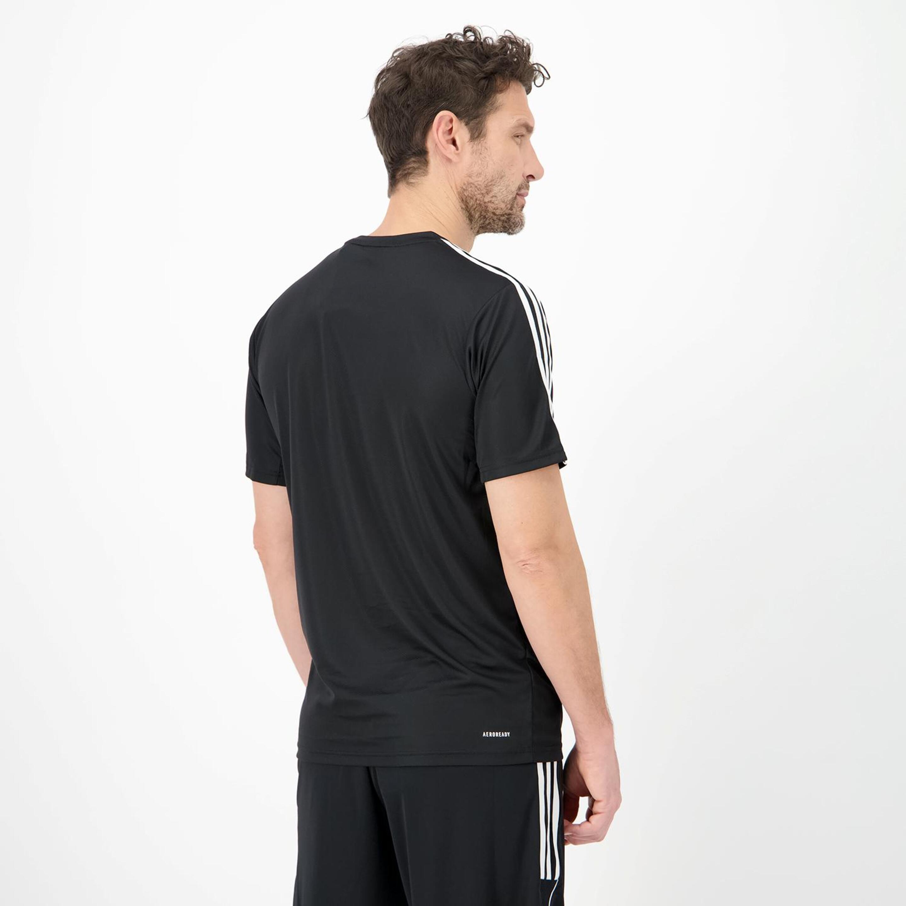 adidas TR Essentials Base 3 - Negro - Camiseta Running Hombre