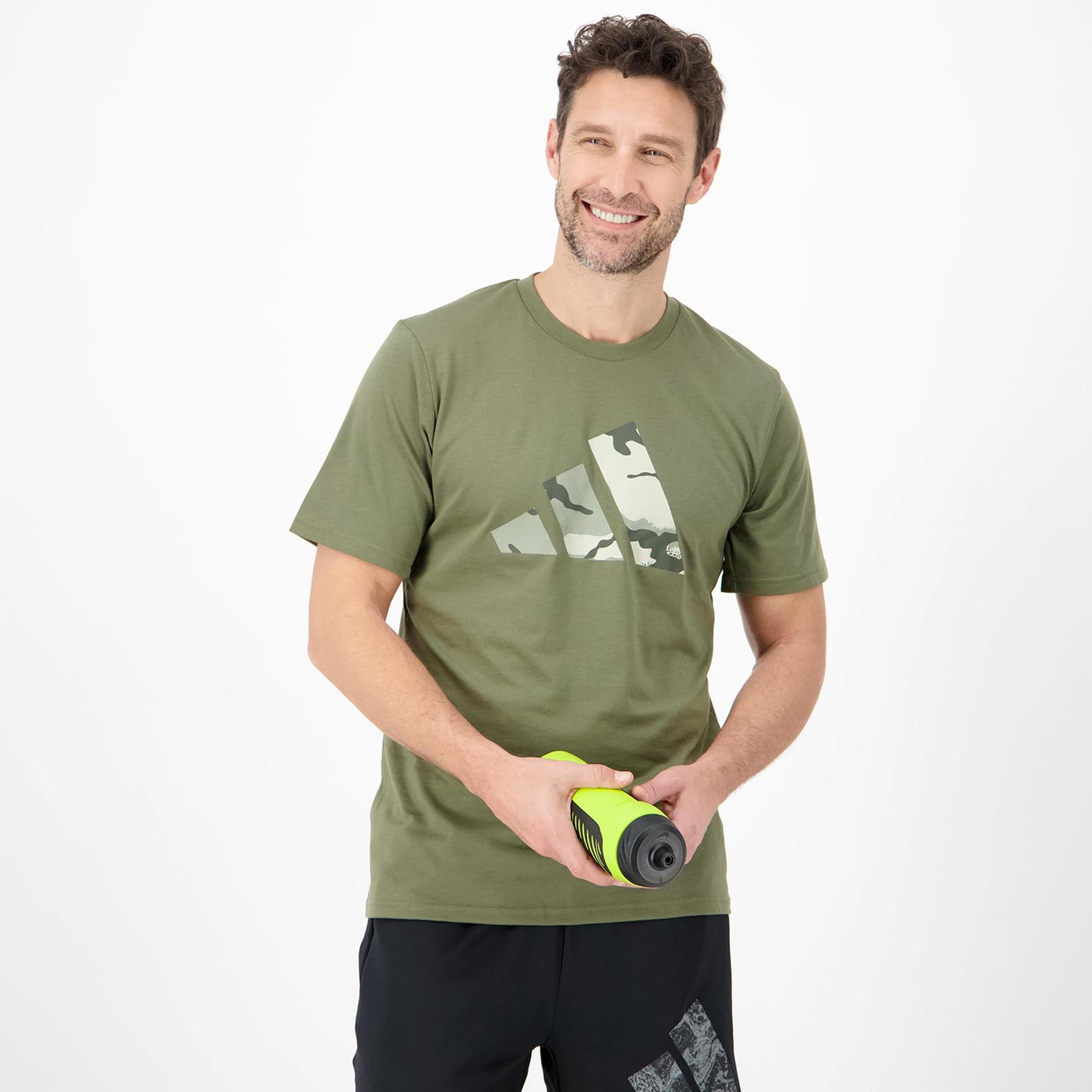 adidas Tr Essbl - verde - Camiseta Running Hombre