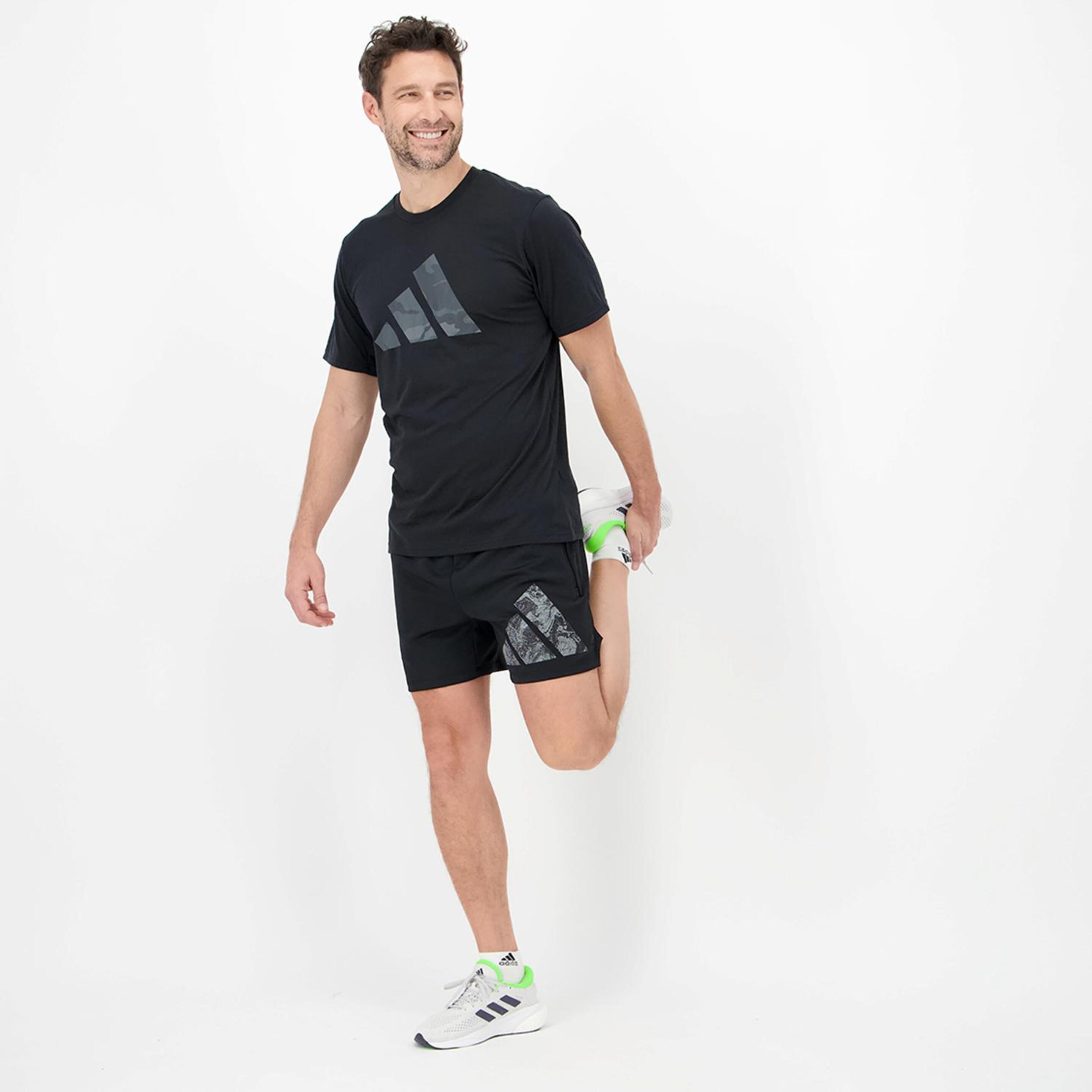 adidas TR Ess Bl - Negro - Camiseta Running Hombre  | Sprinter