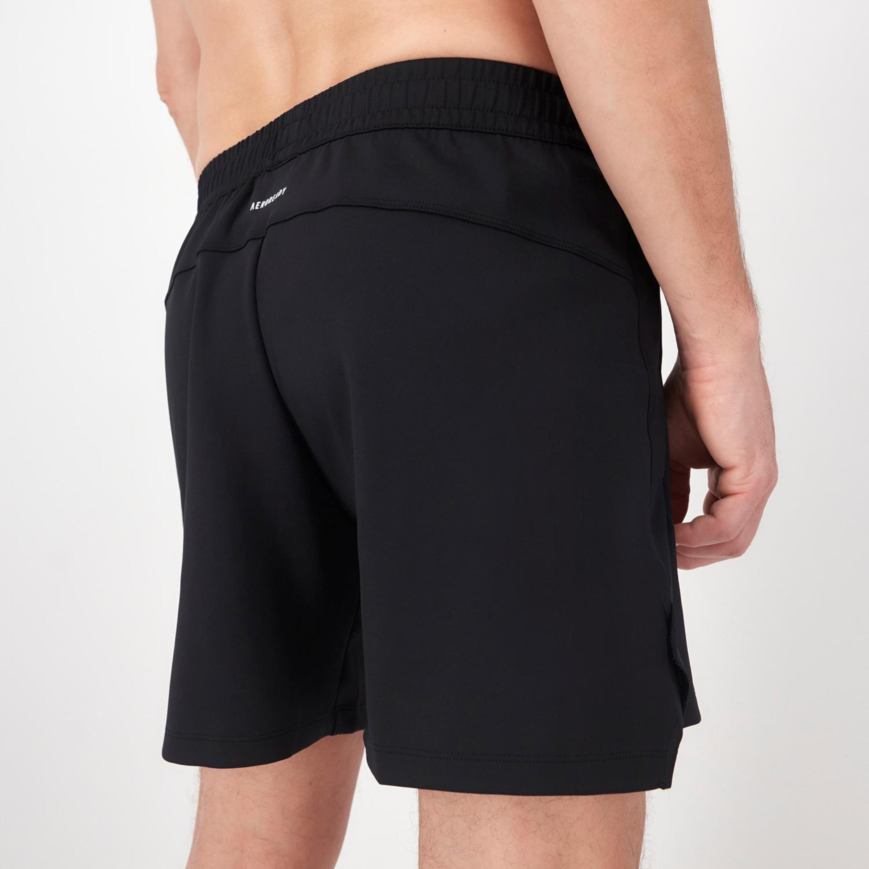 adidas Wo Knit Logo 5" - Negro - Pantalón Corto Running Hombre