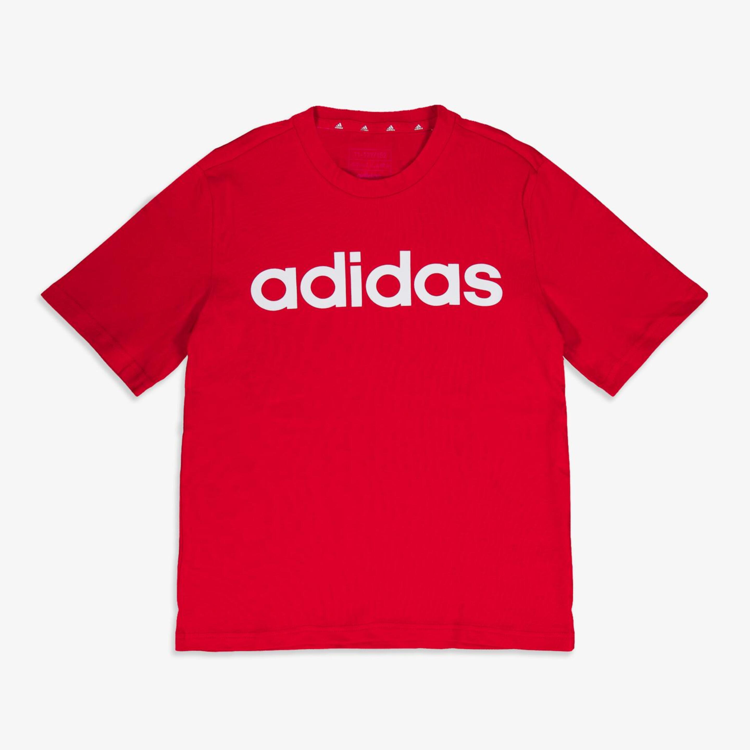 Camiseta adidas - rojo - Camiseta Junior