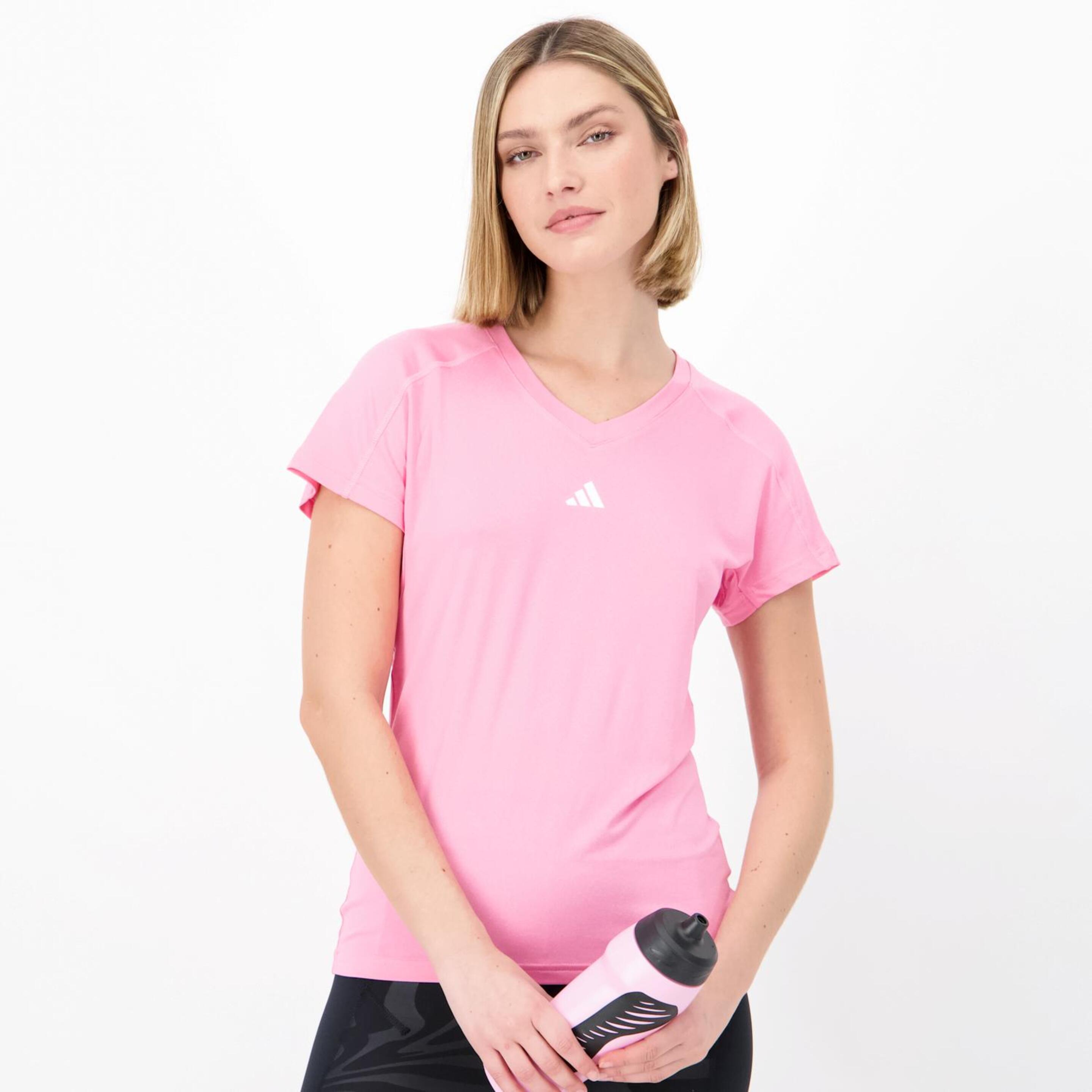 Camiseta adidas - rosa - Camiseta Fitness Mujer