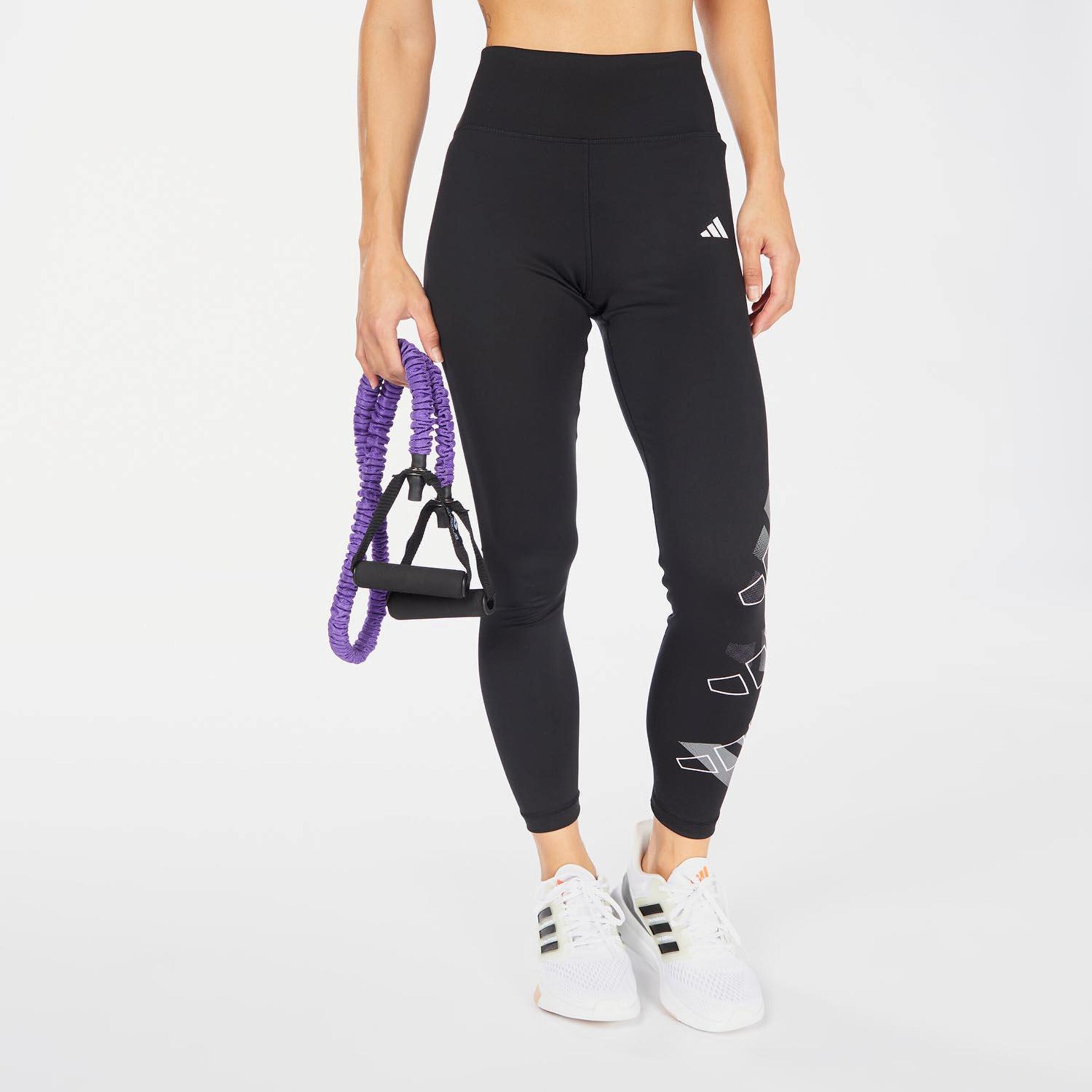 Mallas Largas adidas - negro - Leggings Fitness Mujer