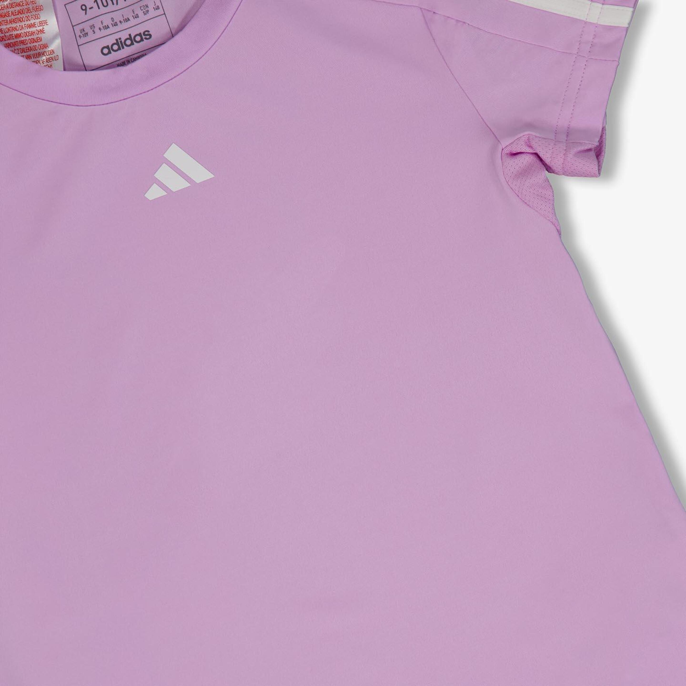 Camiseta adidas - Rosa - Camiseta Fitness Niña  | Sprinter
