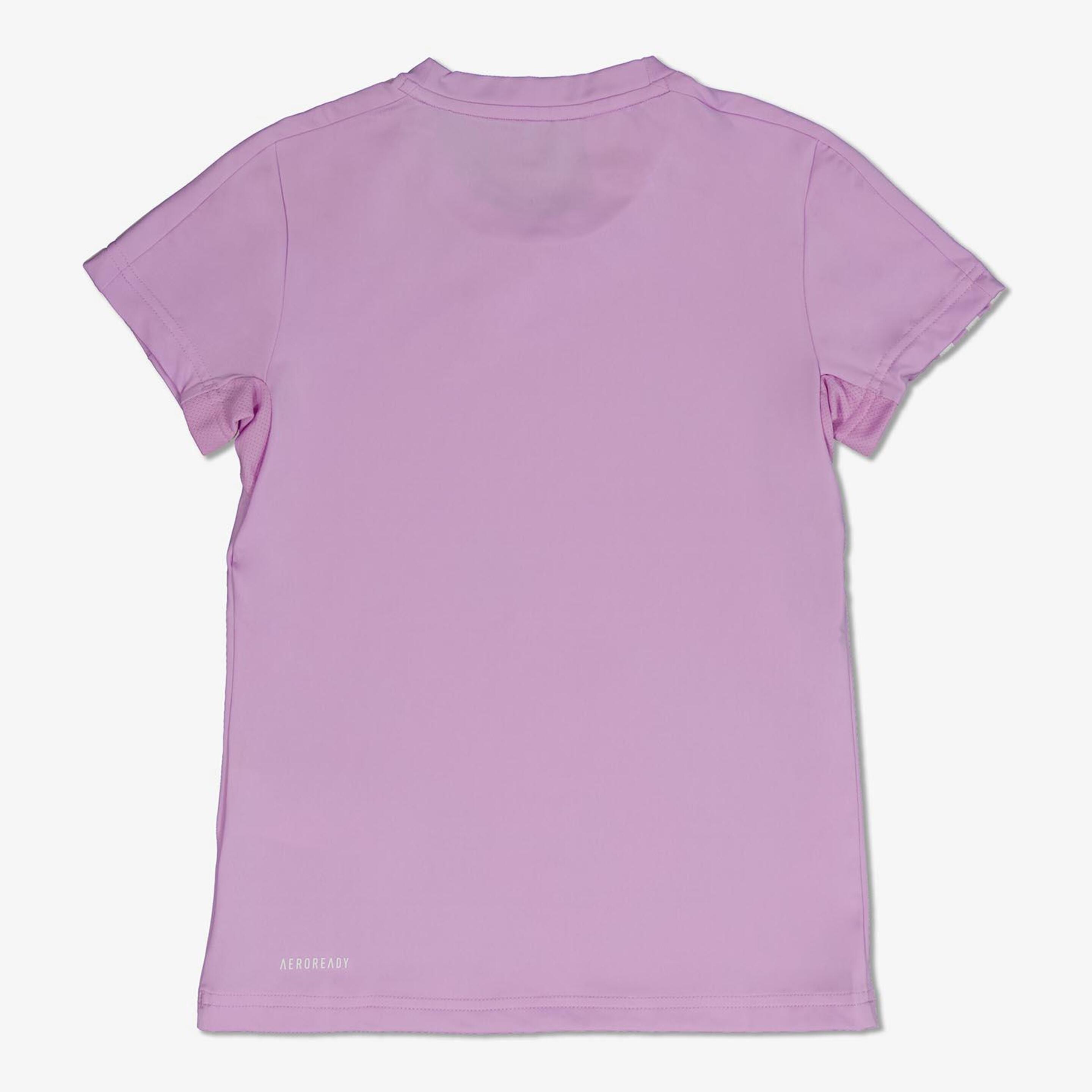 Camiseta adidas - Rosa - Camiseta Fitness Niña  | Sprinter