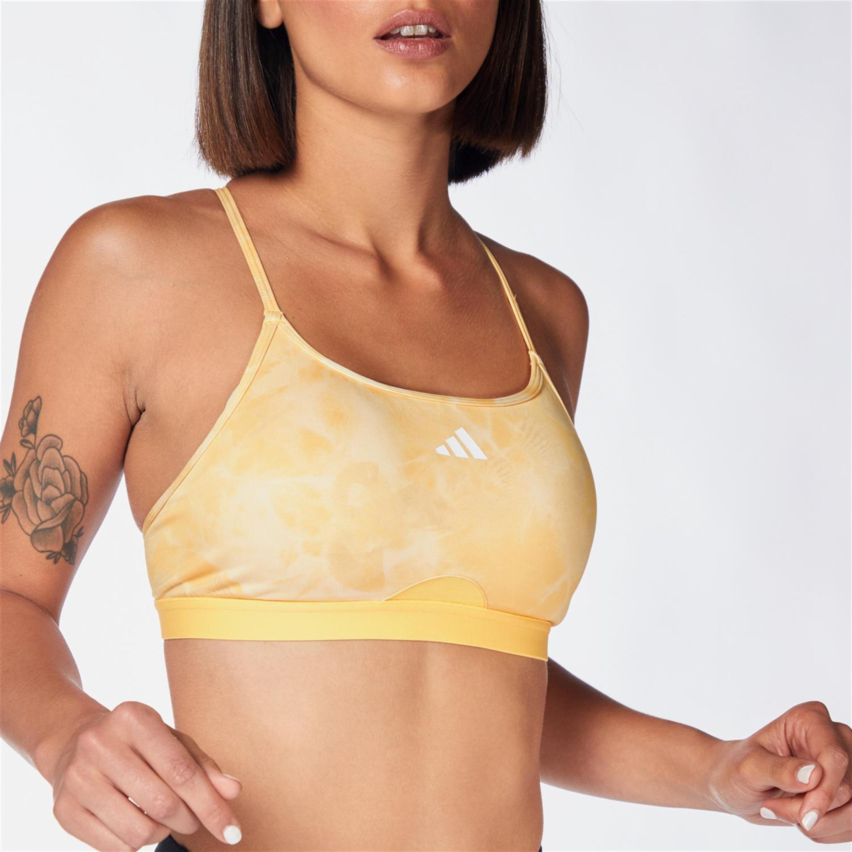 Top adidas - Amarillo - Sujetador Deportivo Mujer | Sprinter