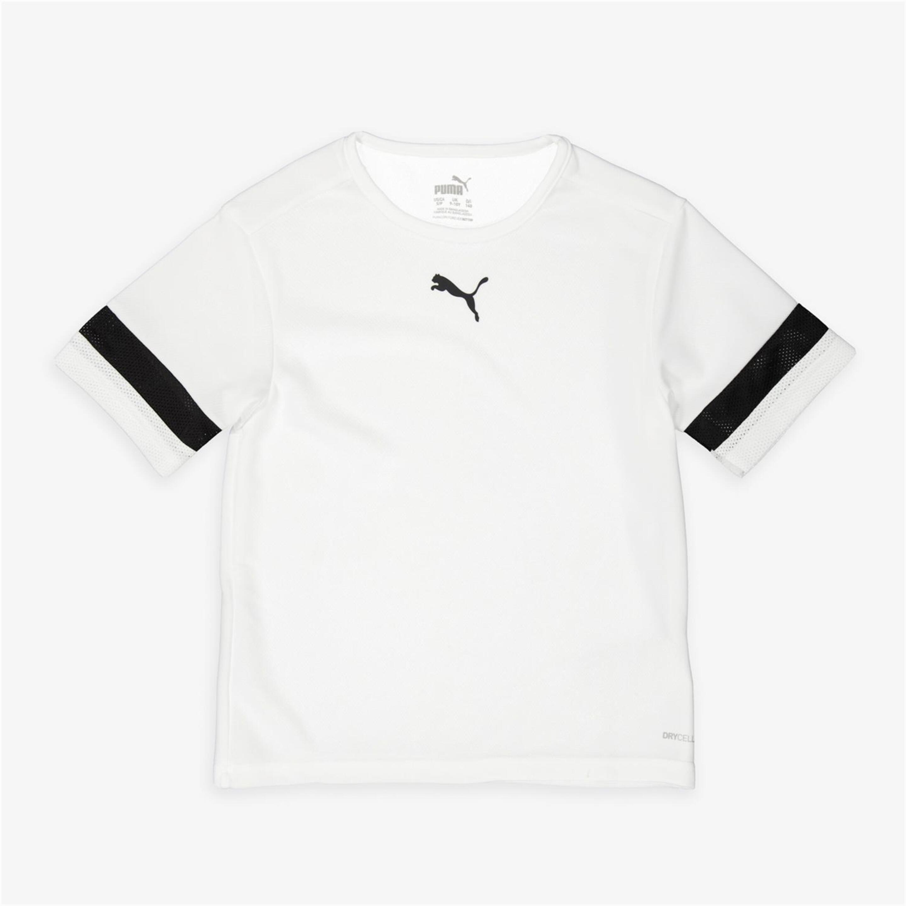 Puma Teamrise - blanco - T-shirt Futebol Rapaz