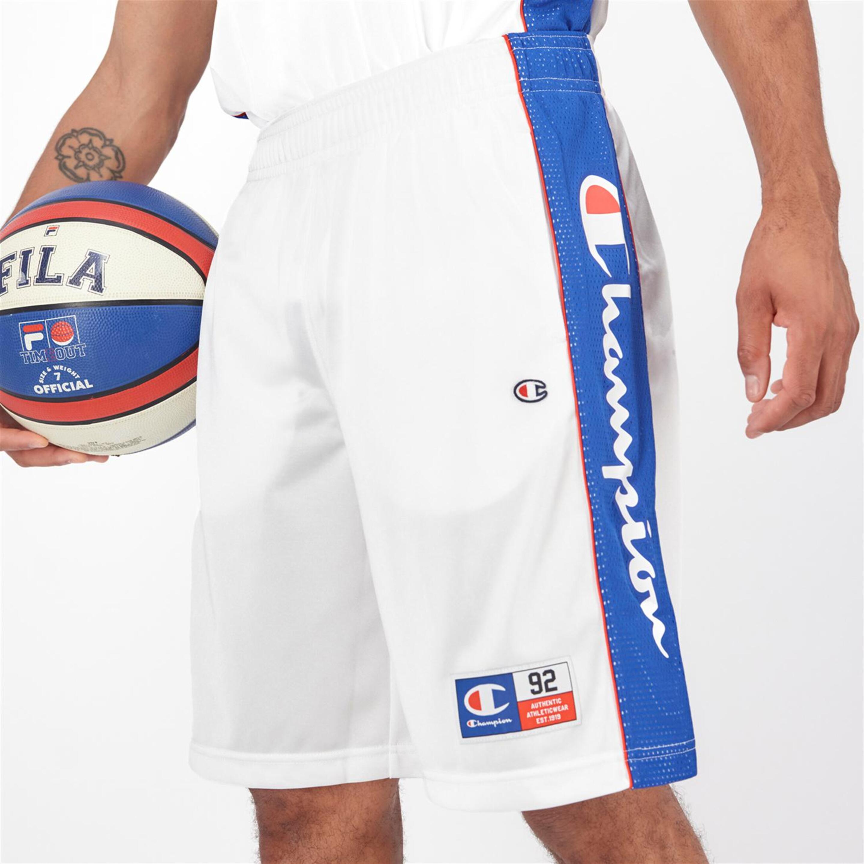 Champion Basket - blanco - Pantalón Corto Hombre