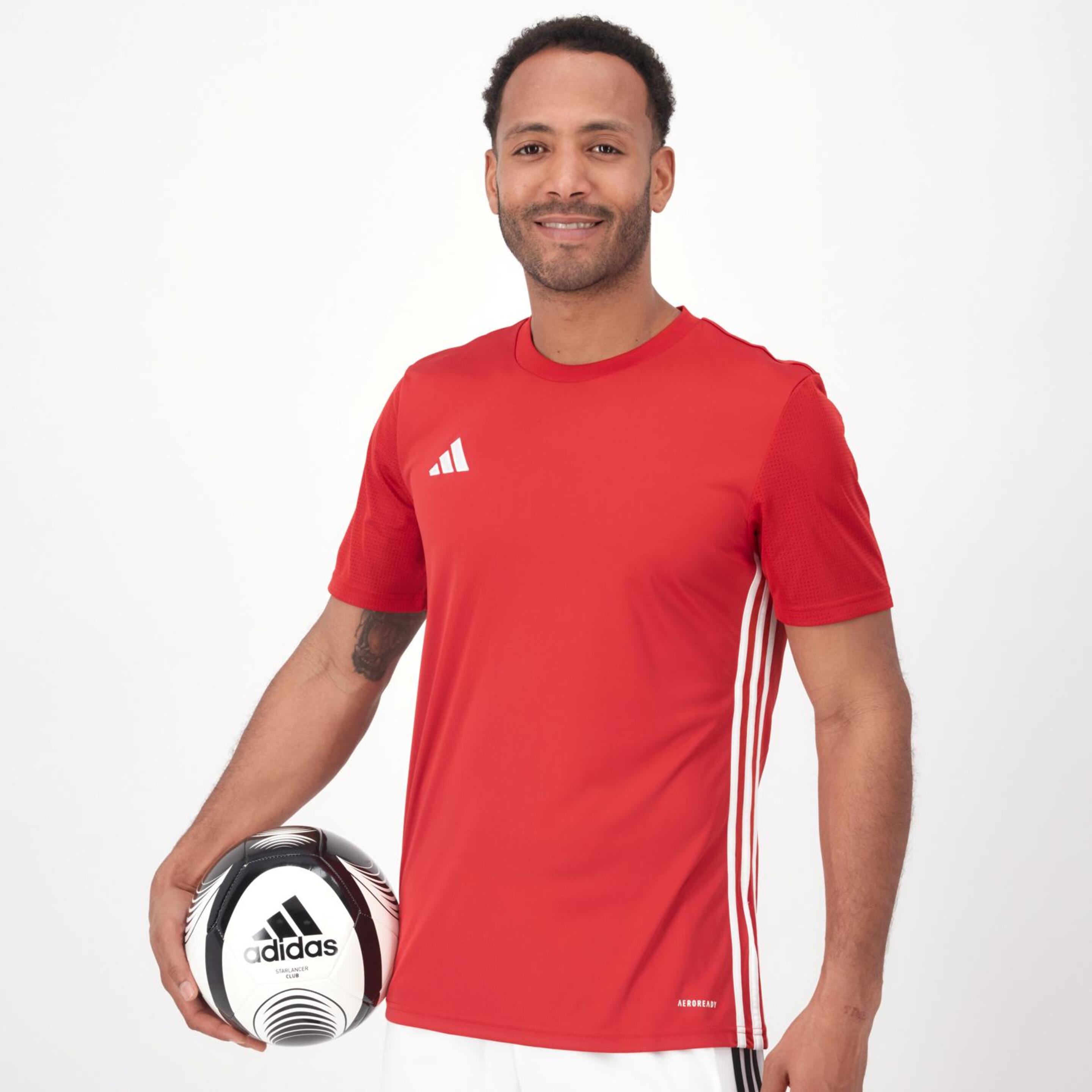 adidas Tabela - rojo - T-shirt Futebol Homem