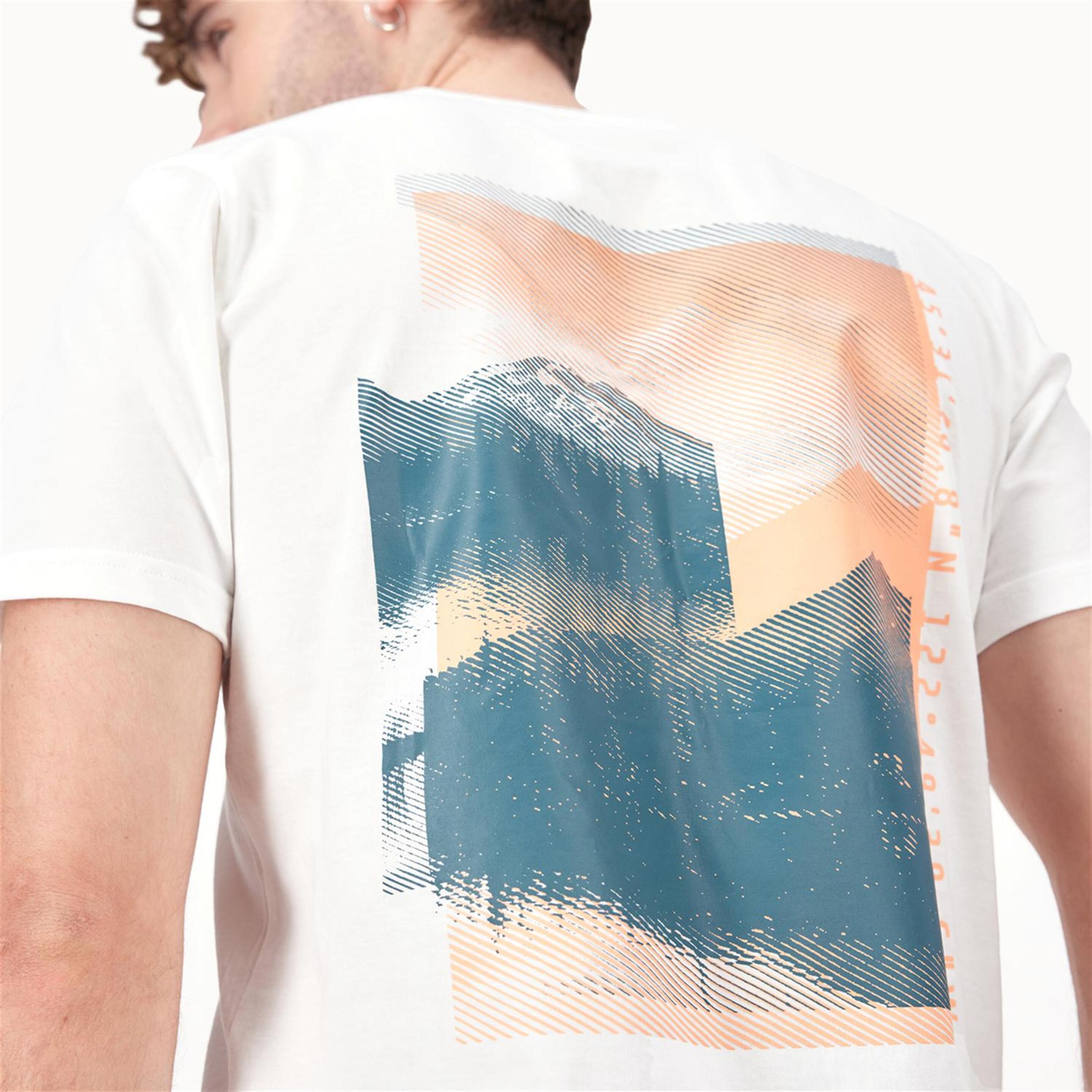 Columbia Rapid Ridge - Blanco - Camiseta Montaña Hombre