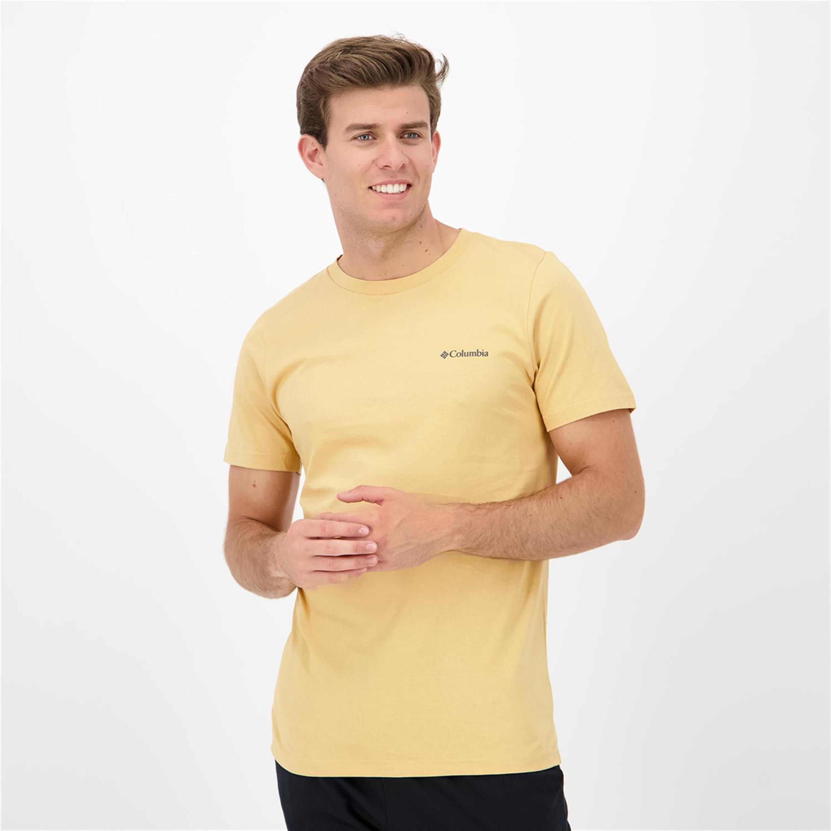 Columbia Rapid Ridge - amarillo - Camiseta Montaña Hombre