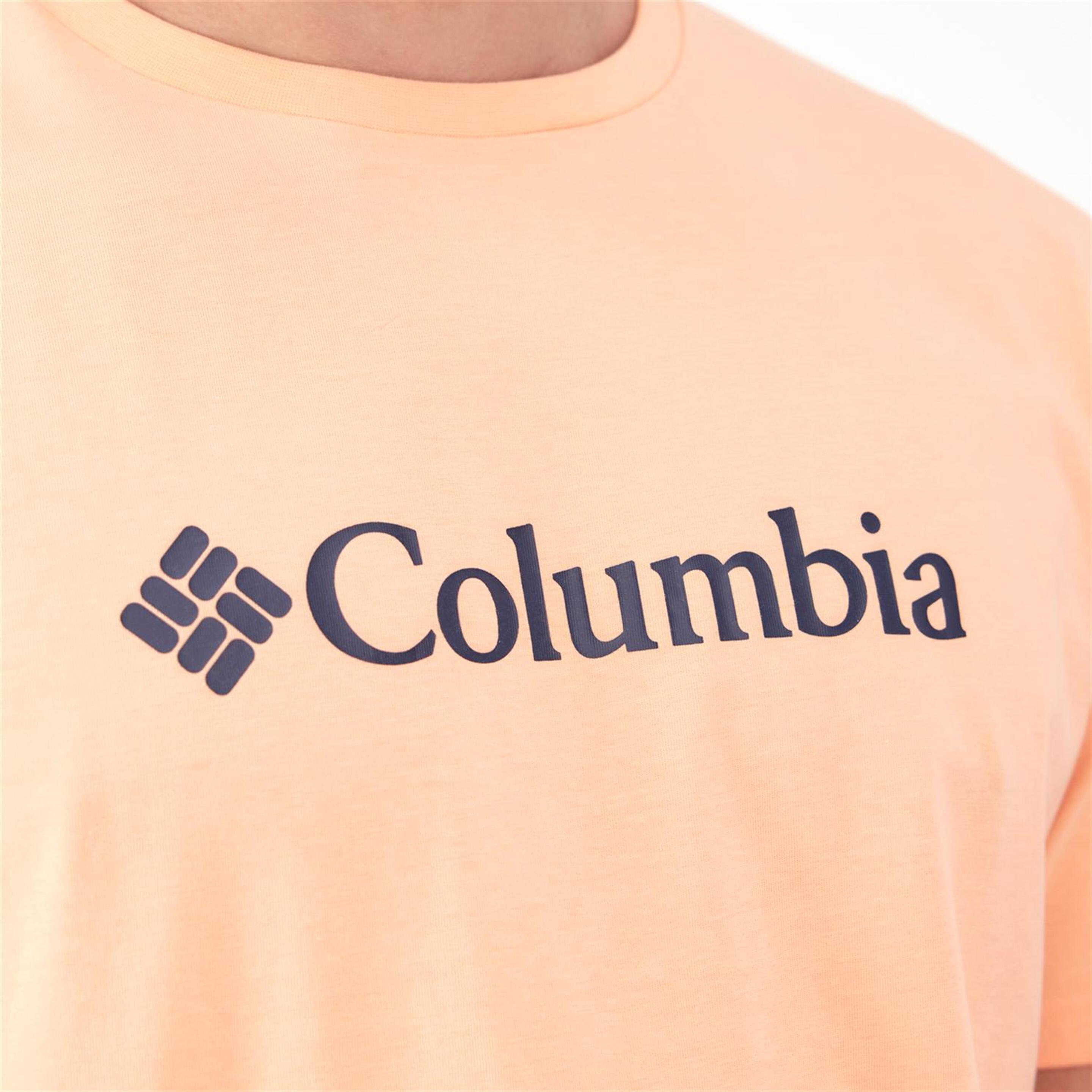 Columbia Basic Logo - Naranja - Camiseta Montaña Hombre