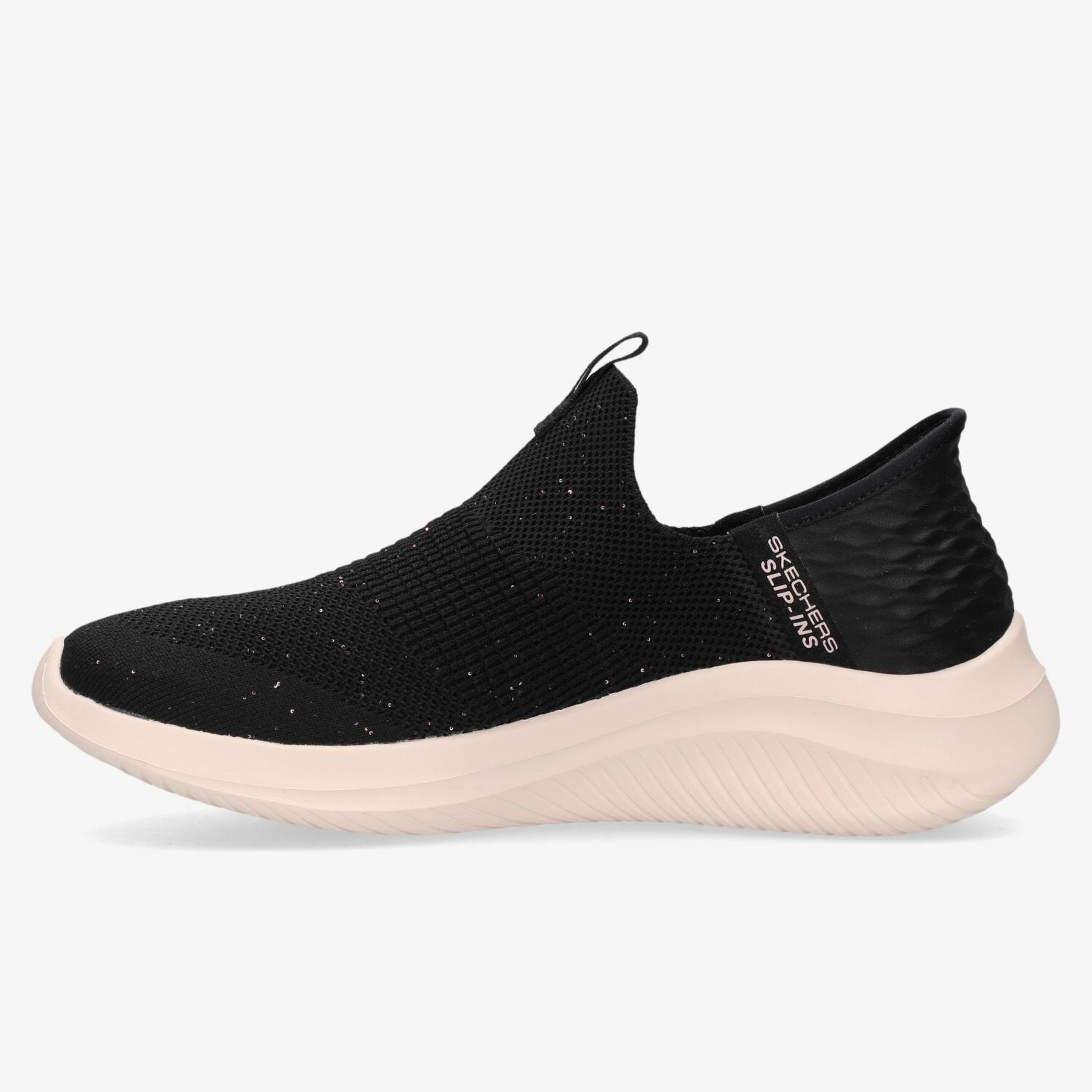 Skechers Ultra Flex 3.0 - Negro - Zapatillas Running Mujer