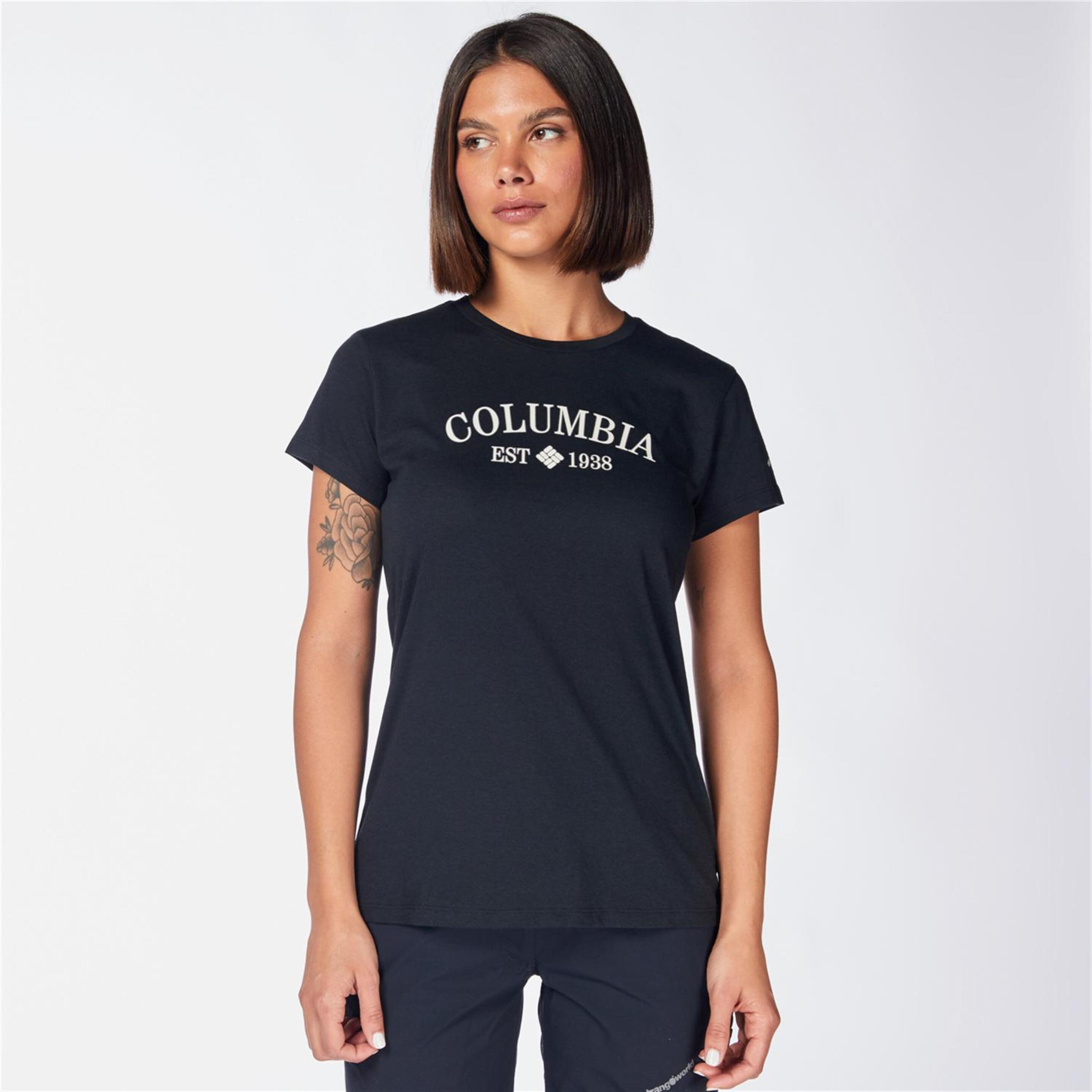 Columbia Trek - negro - T-shirt Trekking Mulher