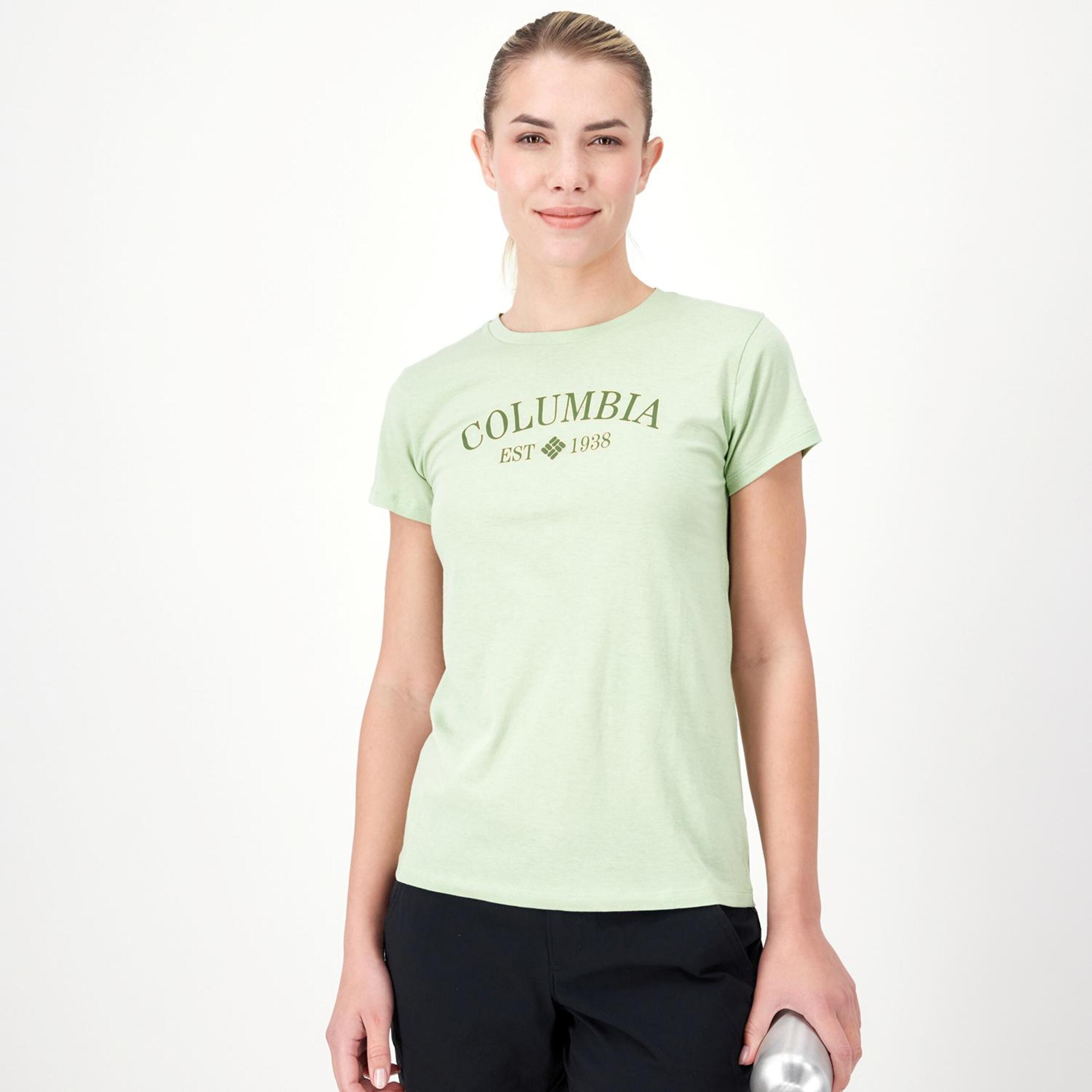 Columbia Trek - verde - T-shirt Trekking Mulher