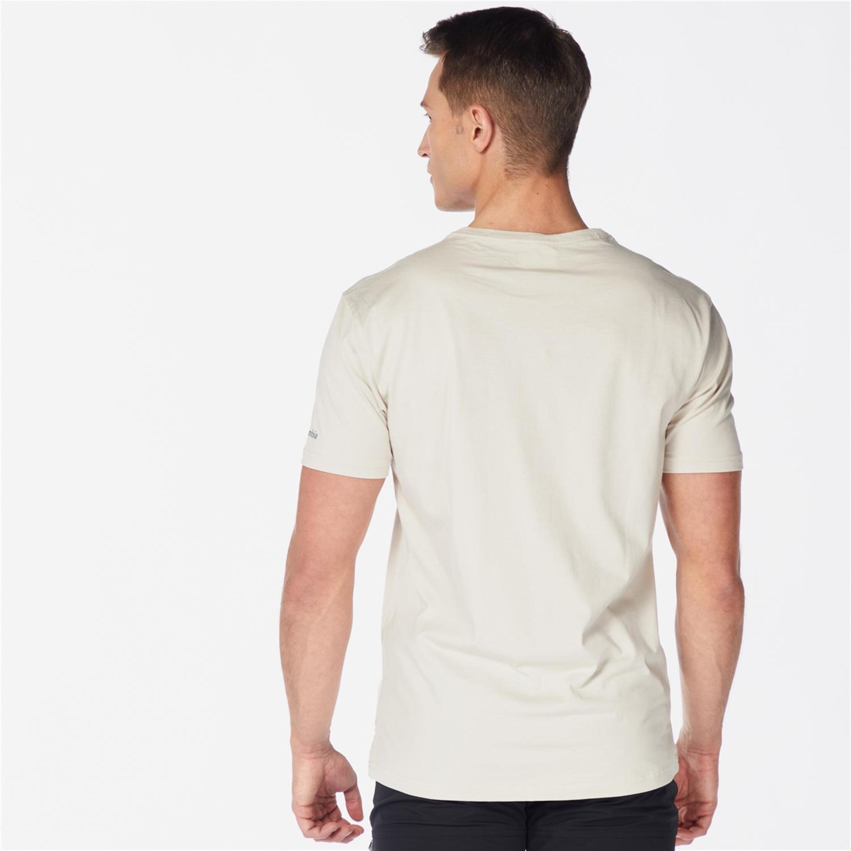 Columbia Rapid Ridge - Bege - T-shirt Montanha Homem | Sport Zone