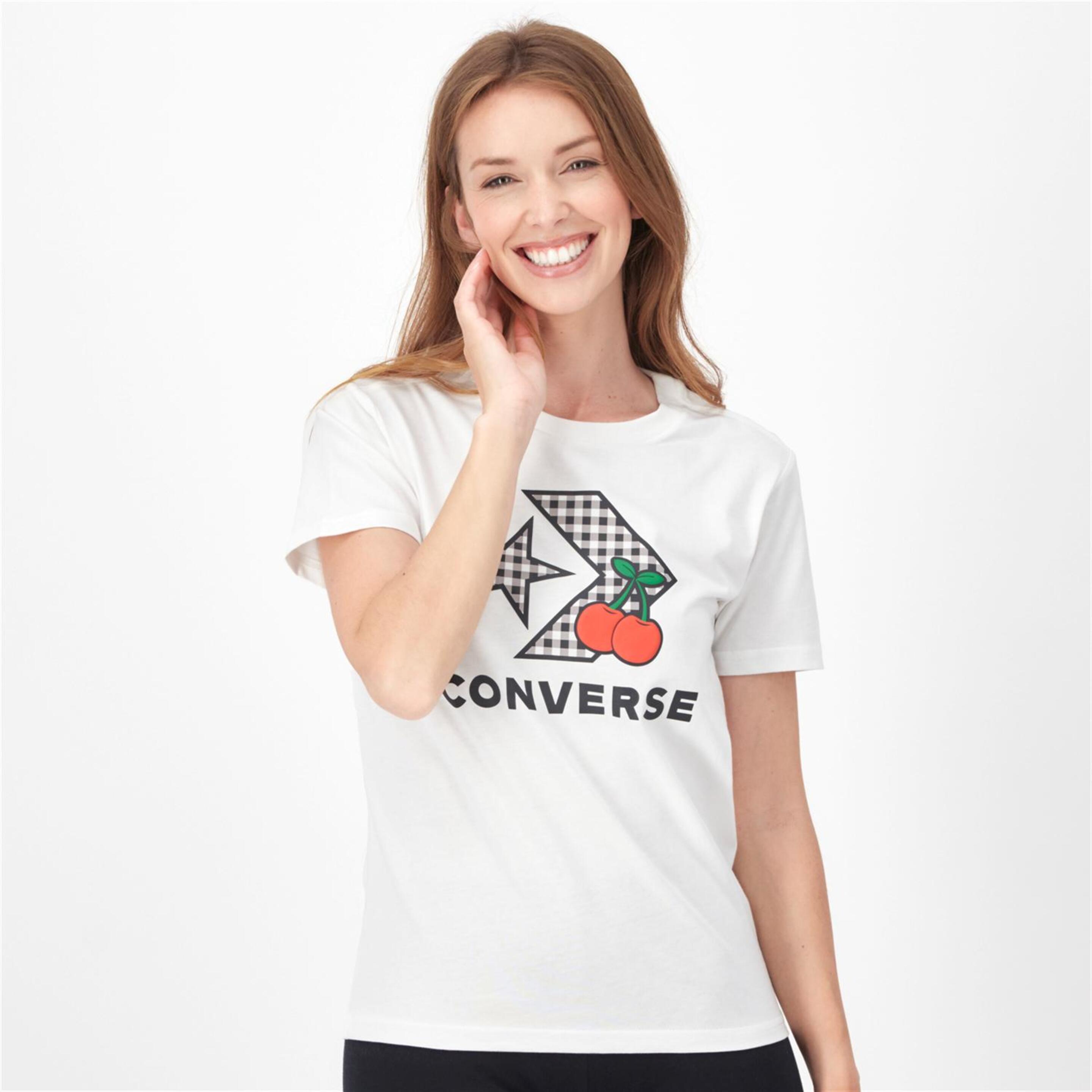 Converse Cherries - blanco - T-shirt Mulher